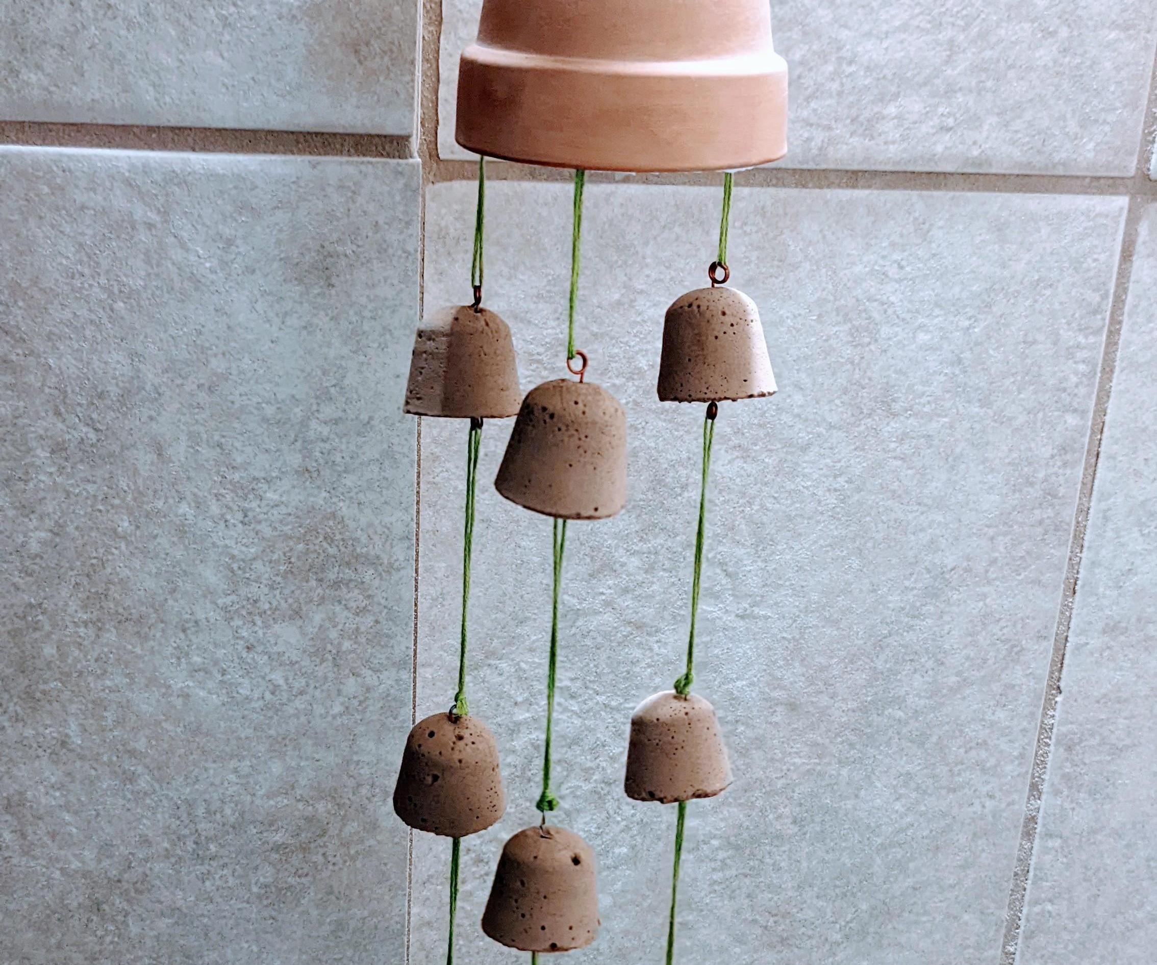 Wind Chime From Leftover Grout