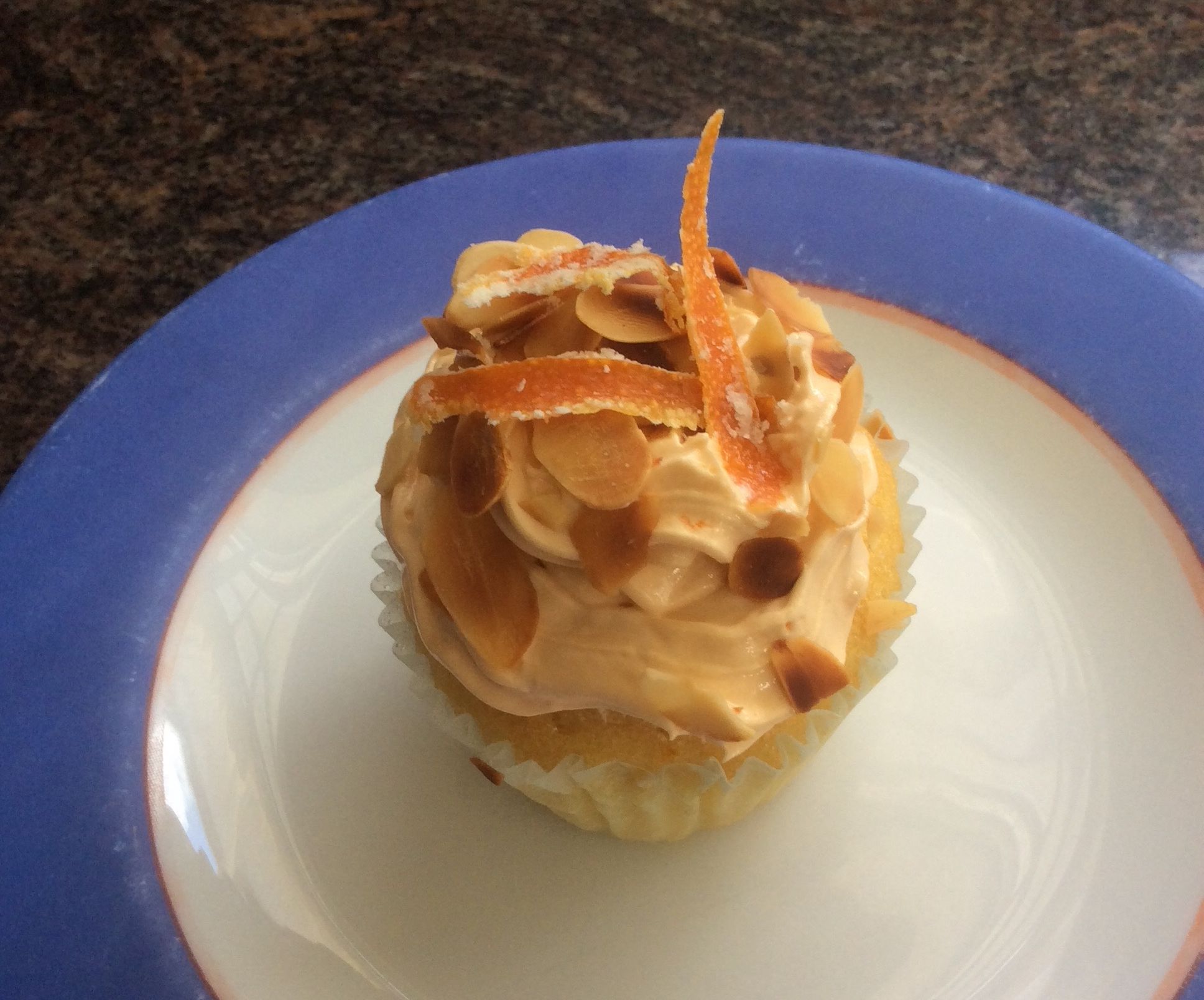 Saffron Cupcakes With Orange Buttercream