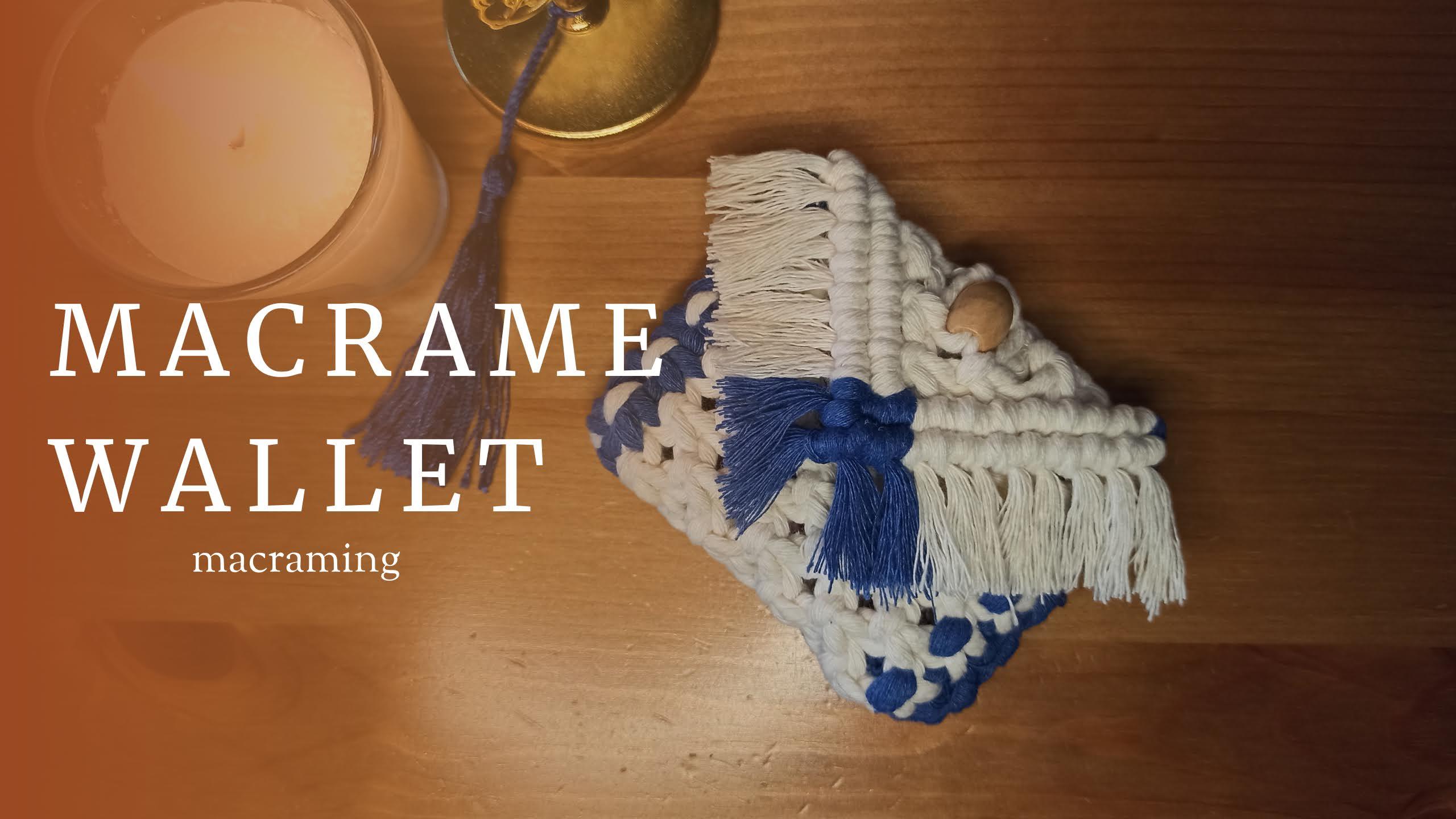 How to Make a DIY Wallet With Cord or Rope