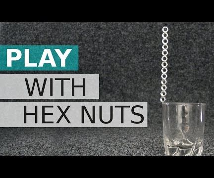 Play with a hex nuts