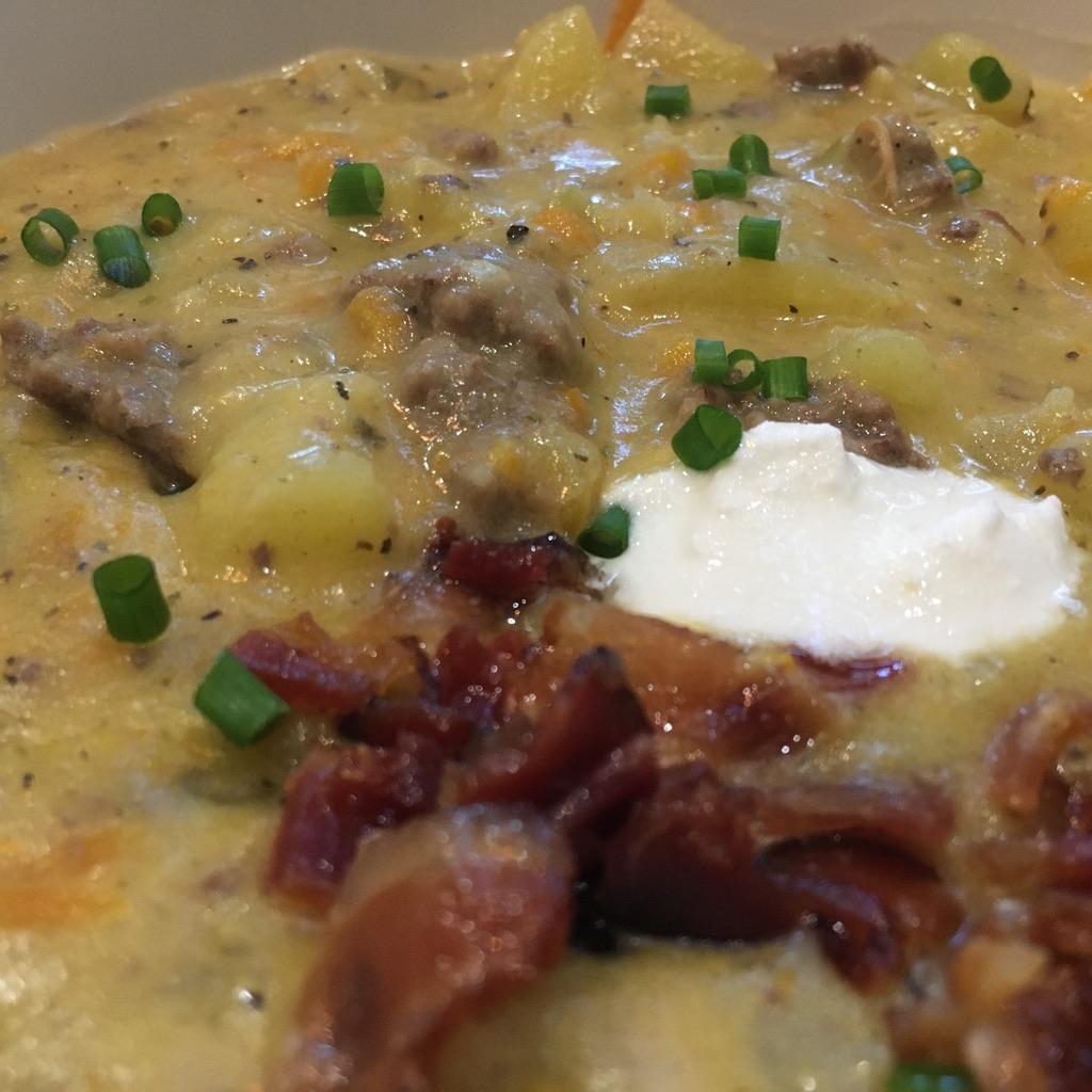 Bacon Cheeseburger Soup