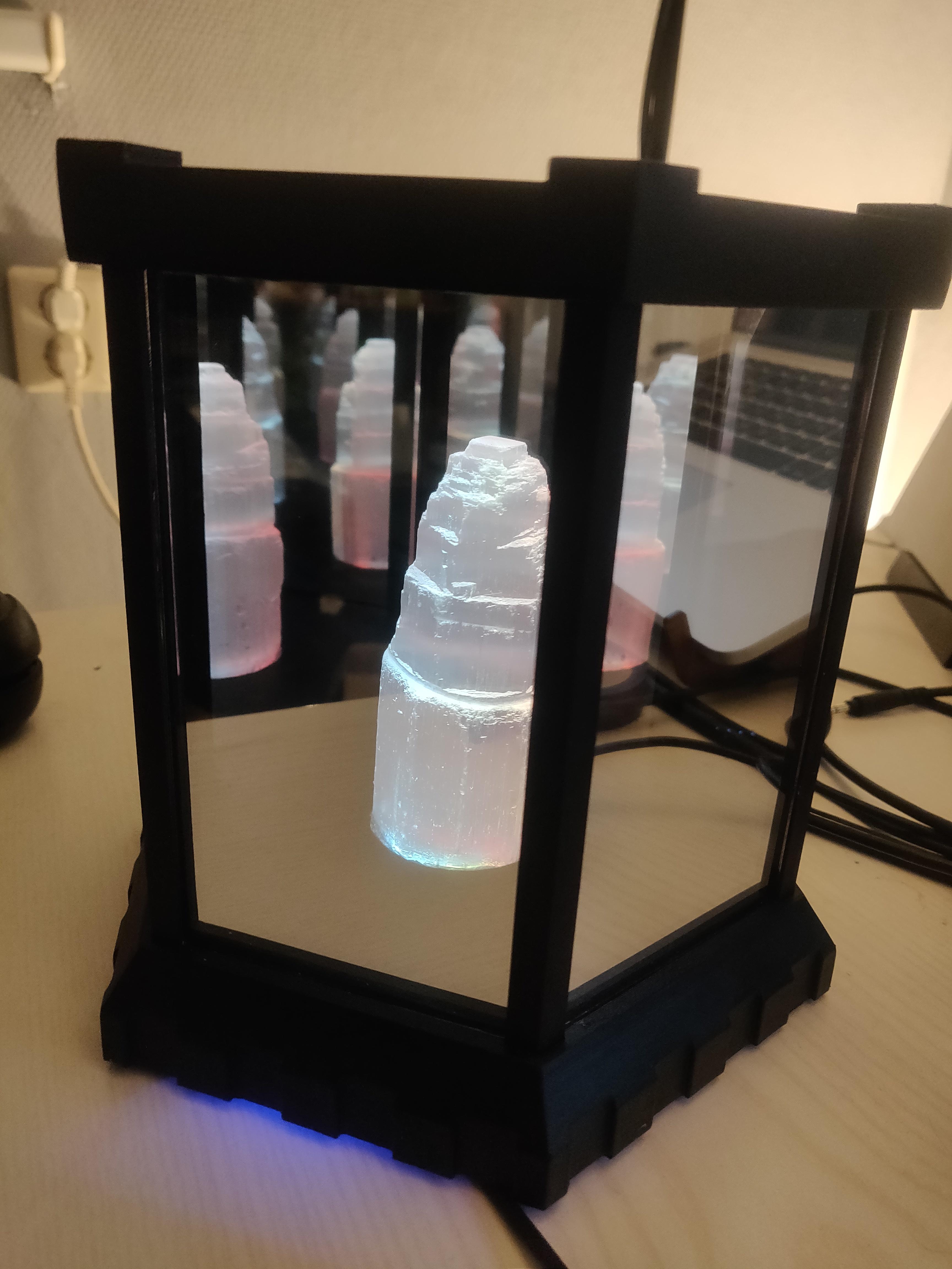 LED Crystal Infinity Mirror Lantern