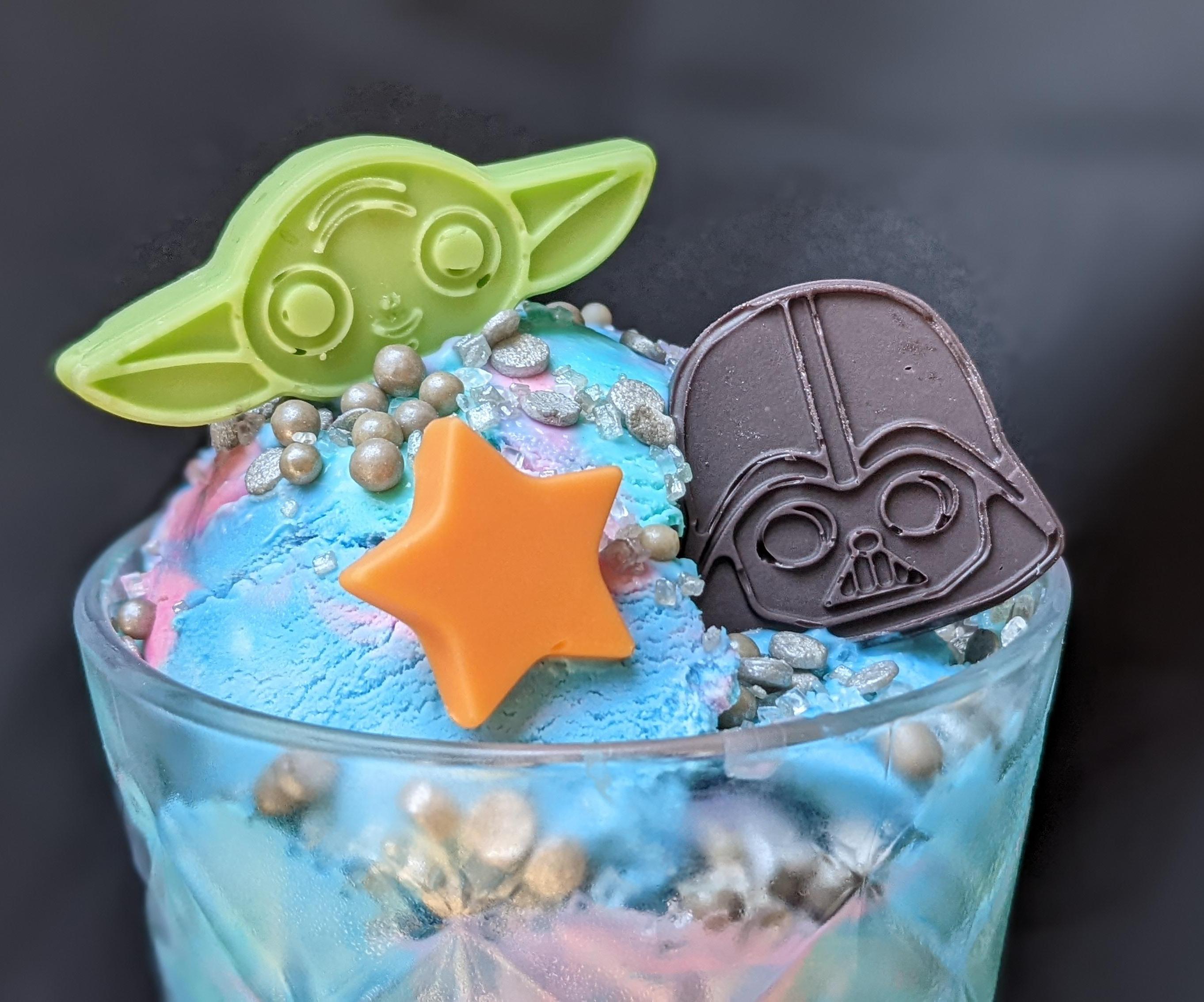 Galaxy Far Far Away Ice Cream: No Churning Required