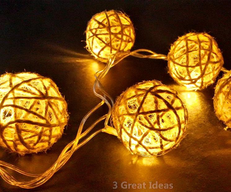 Led Light Ball Room Decor