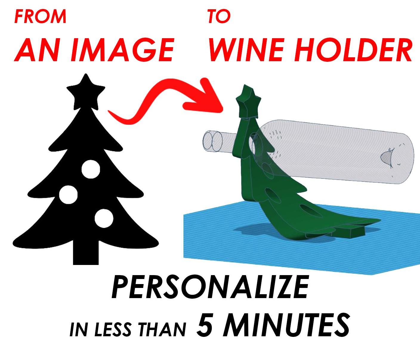 Personalize Your Own Wine Holder in Less Than 5 Minutes