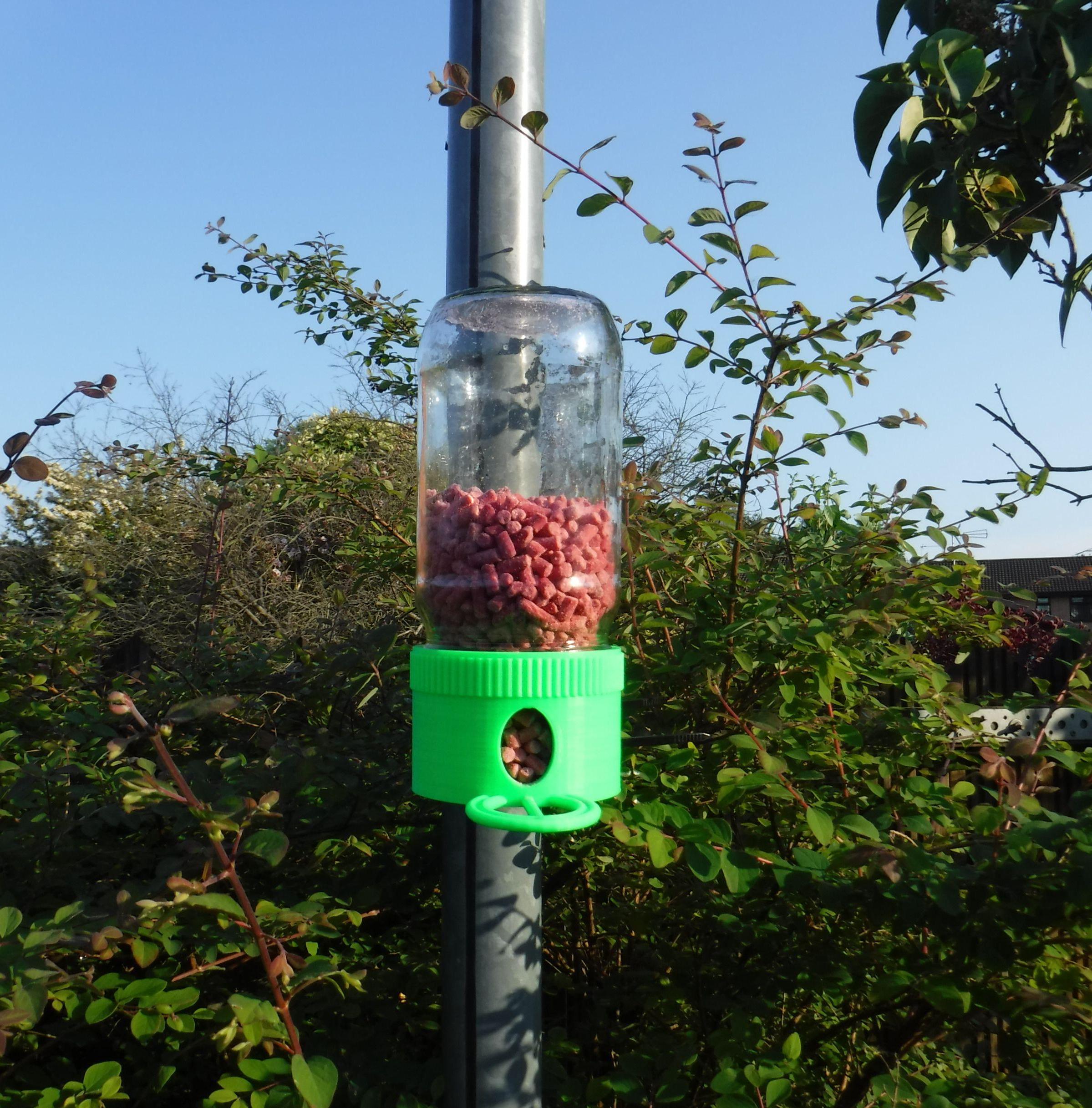 Pickle Jar Bird Feeder