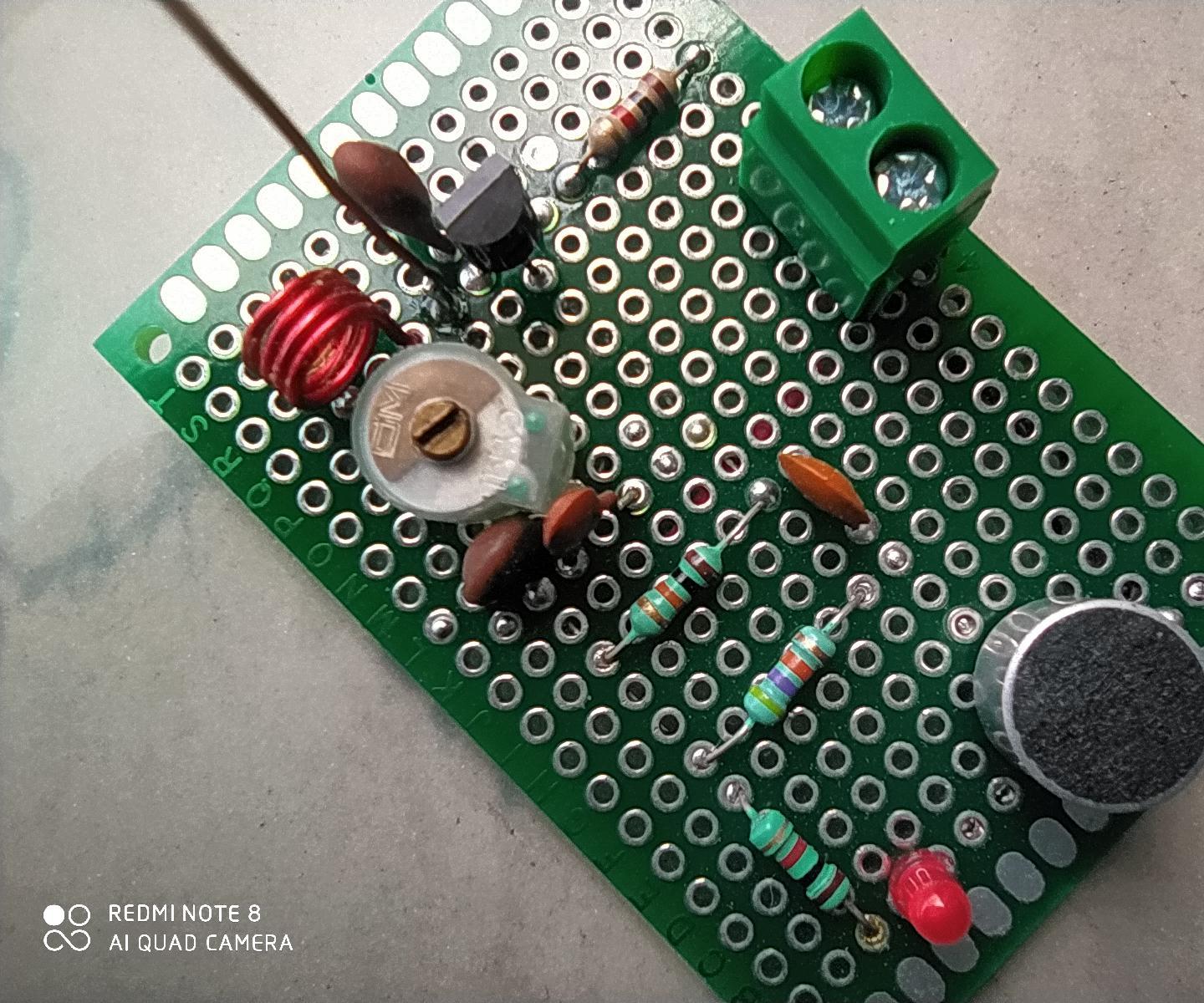 FM TRANSMITTER(SPY BUG)