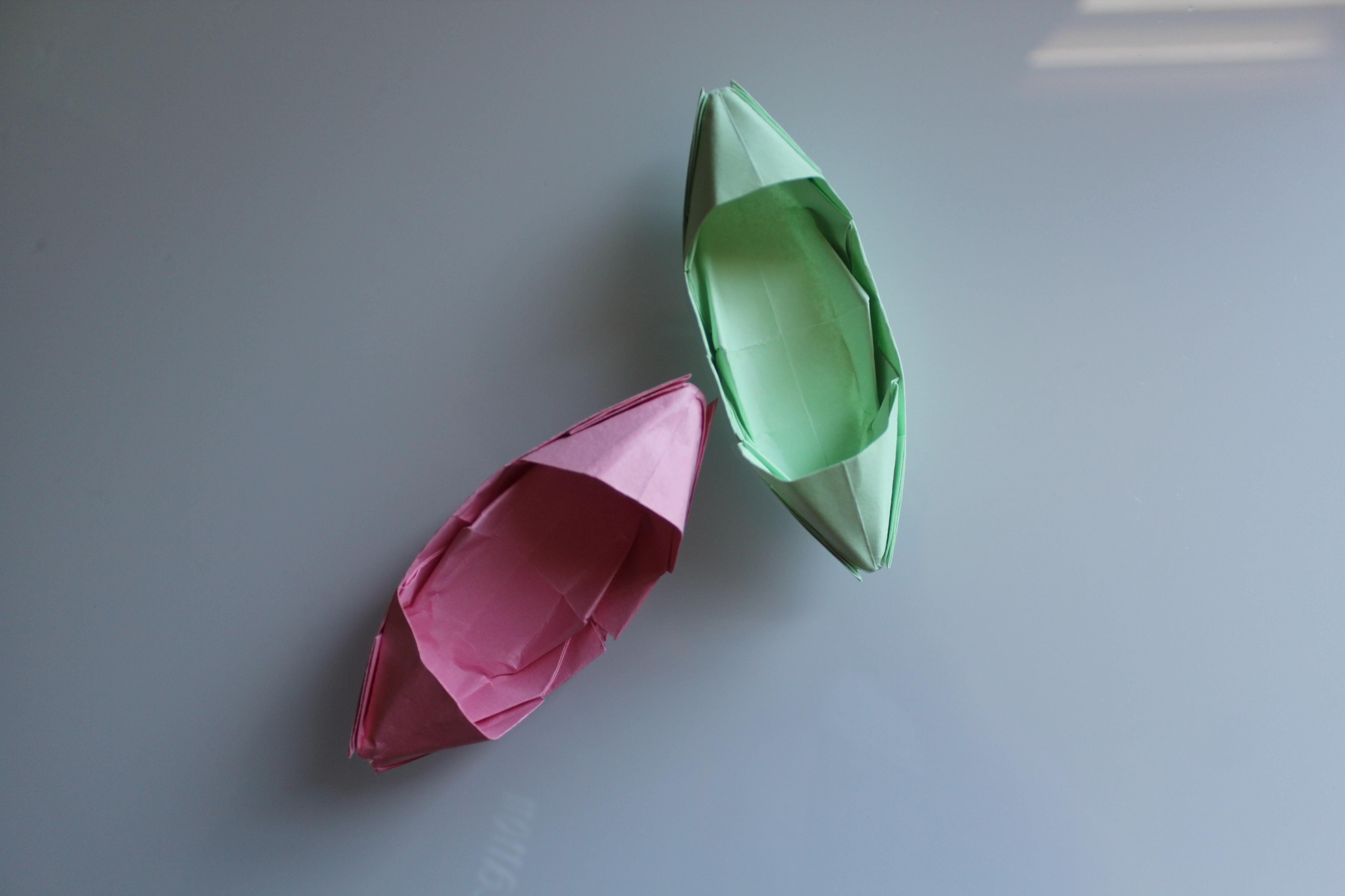 Origami Roofed Boat | No Cuts or Glue Needed | Floats on Water