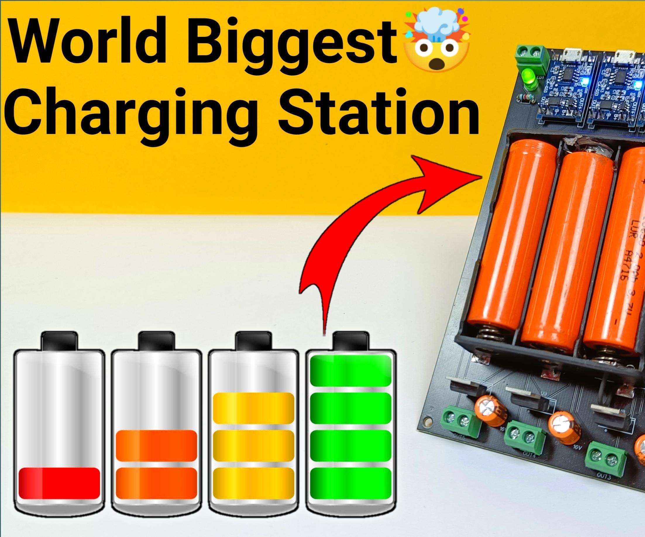DIY 18650 Battery Charging Station