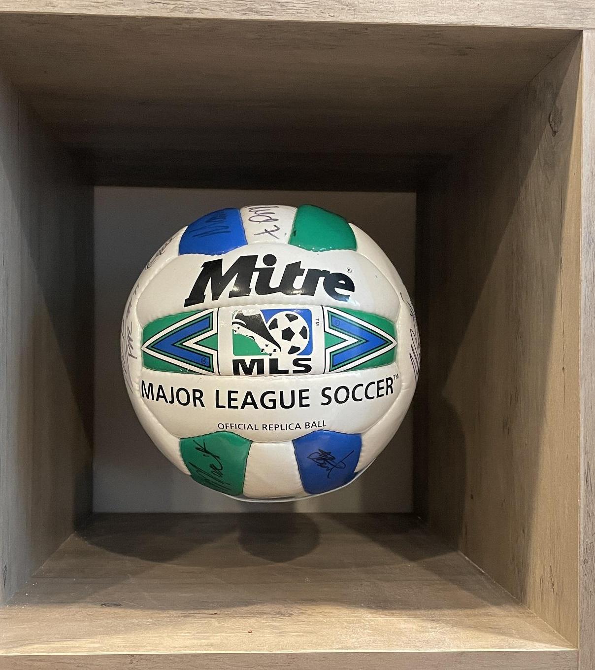 Floating Invisible Soccer Ball Display