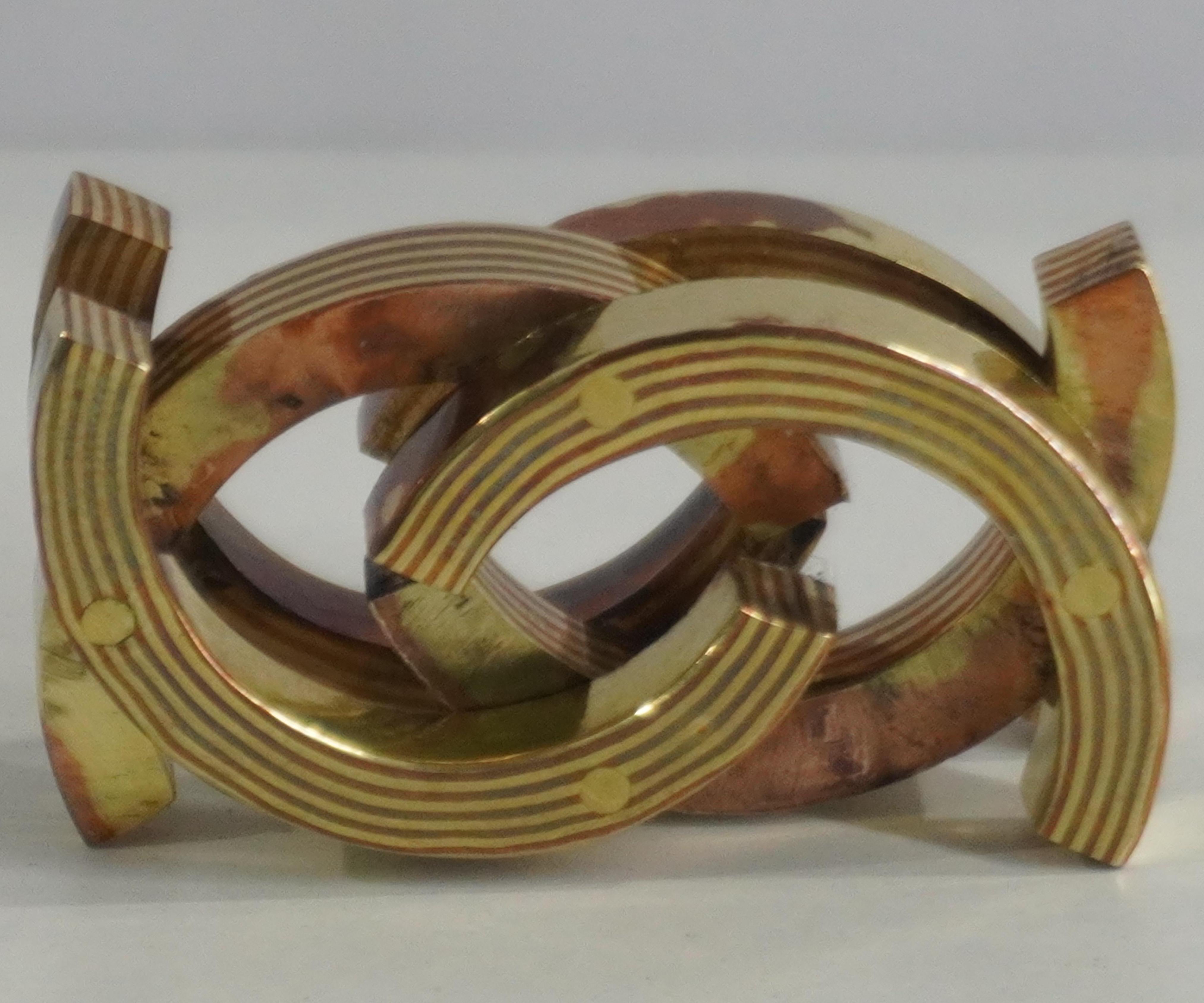 Mokume-Gane Motion Ring