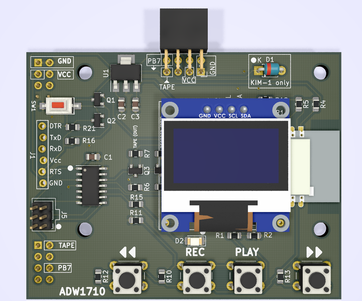 Digital Tape Recorder for the KIM-1 and Micro-KIM