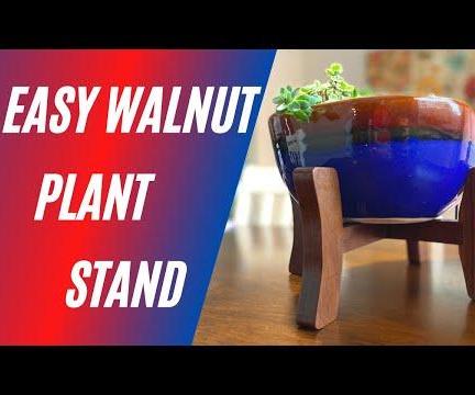 Beautiful Wood Plant Stand