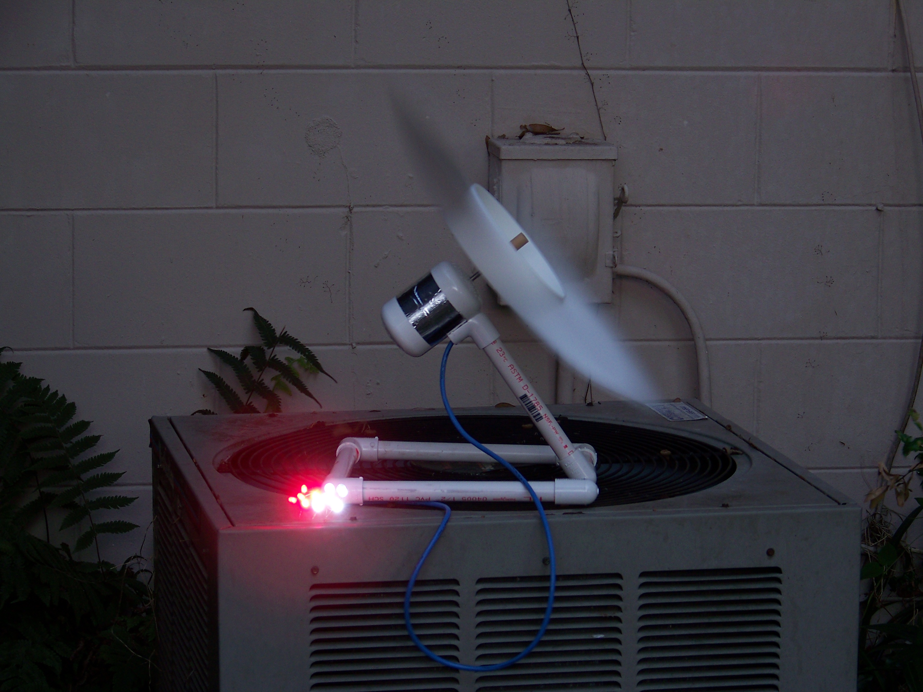 Parasitic Wind Turbine