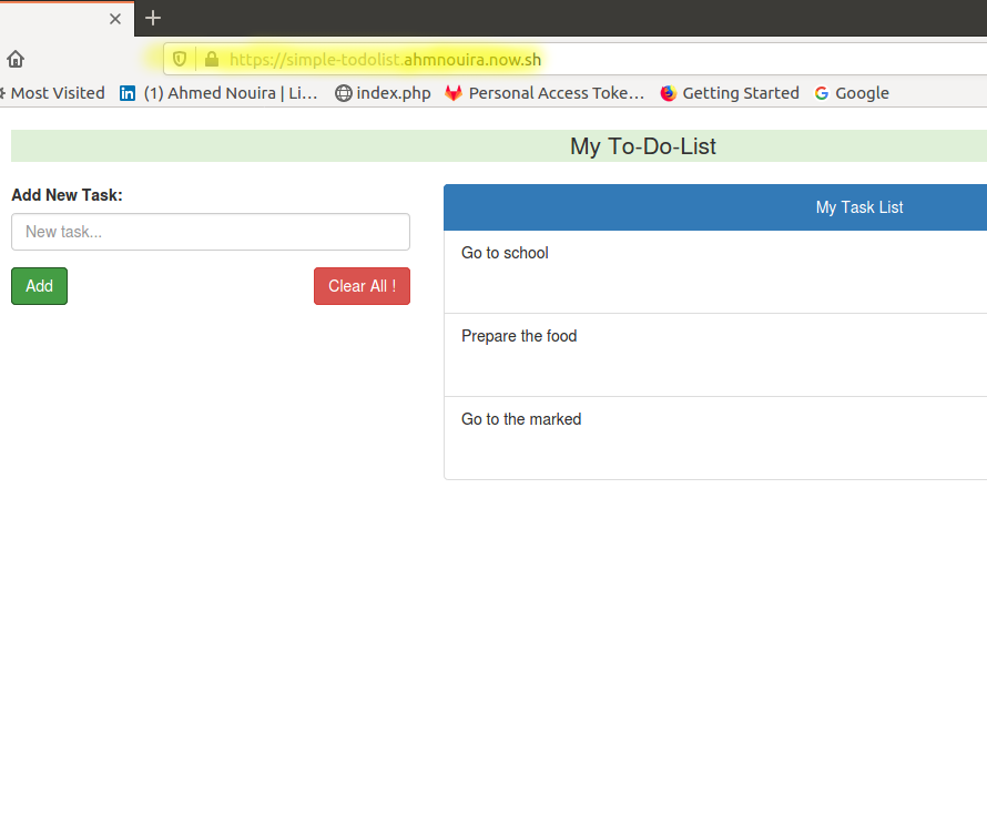 Deploy Your First To-Do List Application