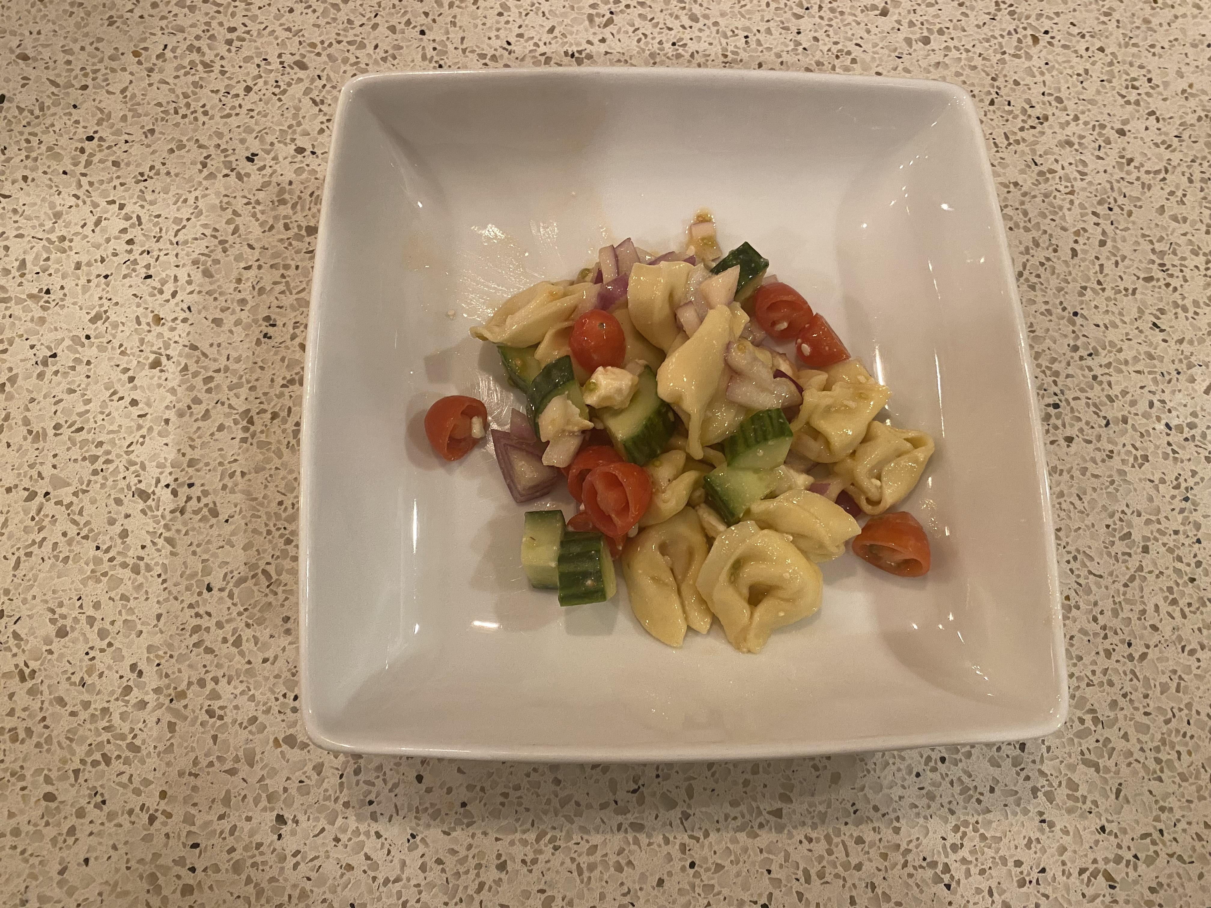 Greek Tortellini Pasta Salad