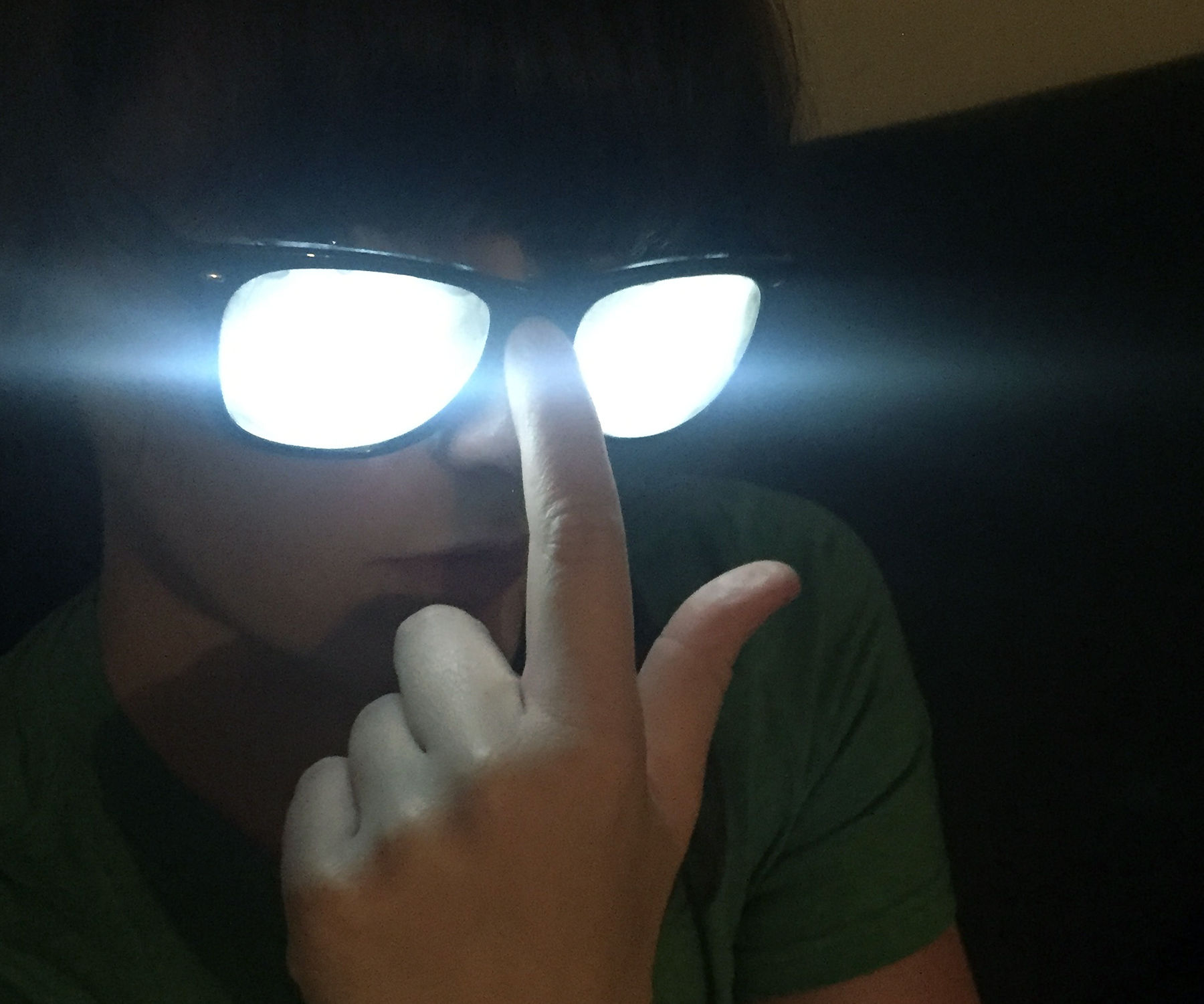 Glowing Comic/Anime Character Glasses