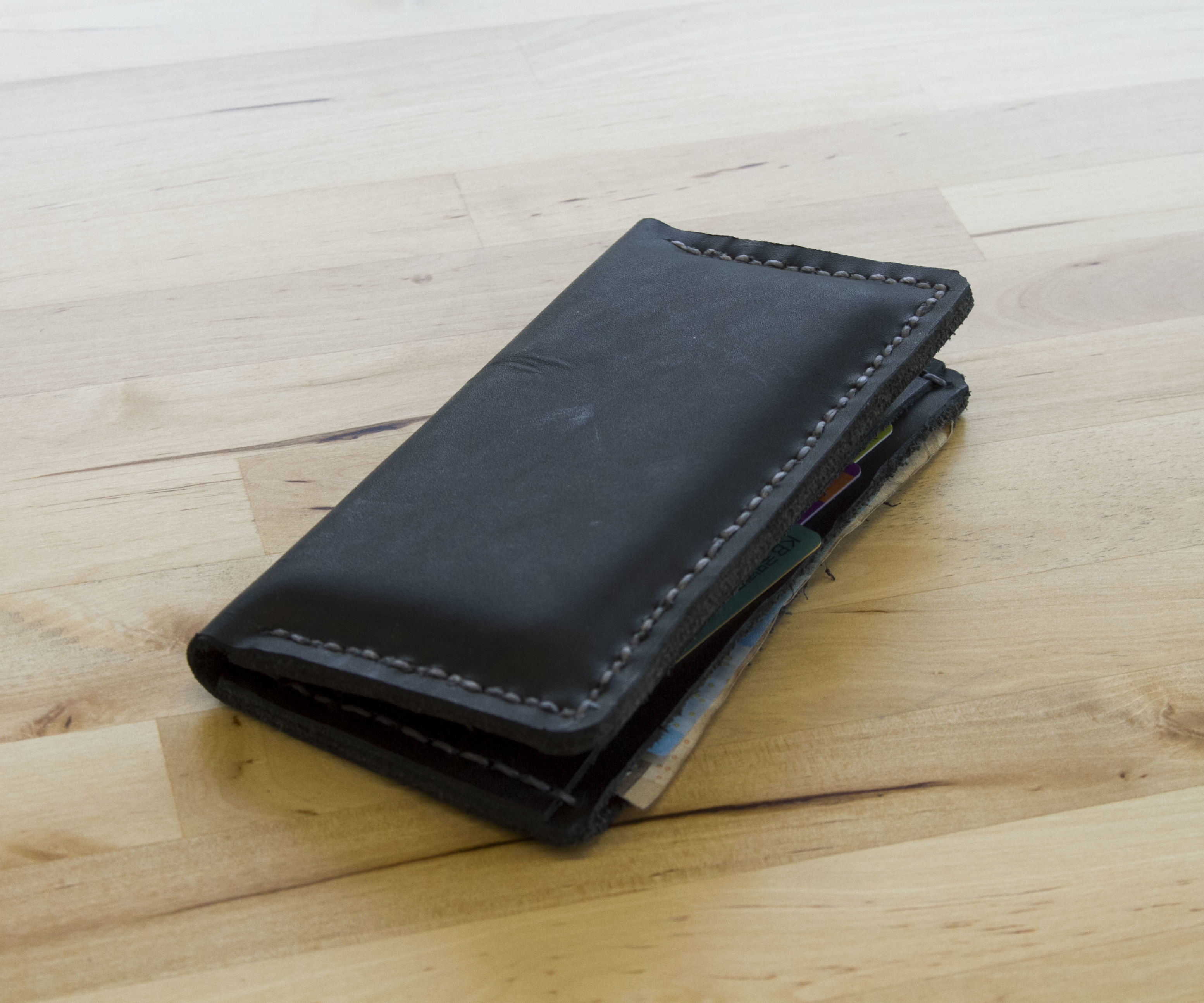 Wallet Made Out Car Leather