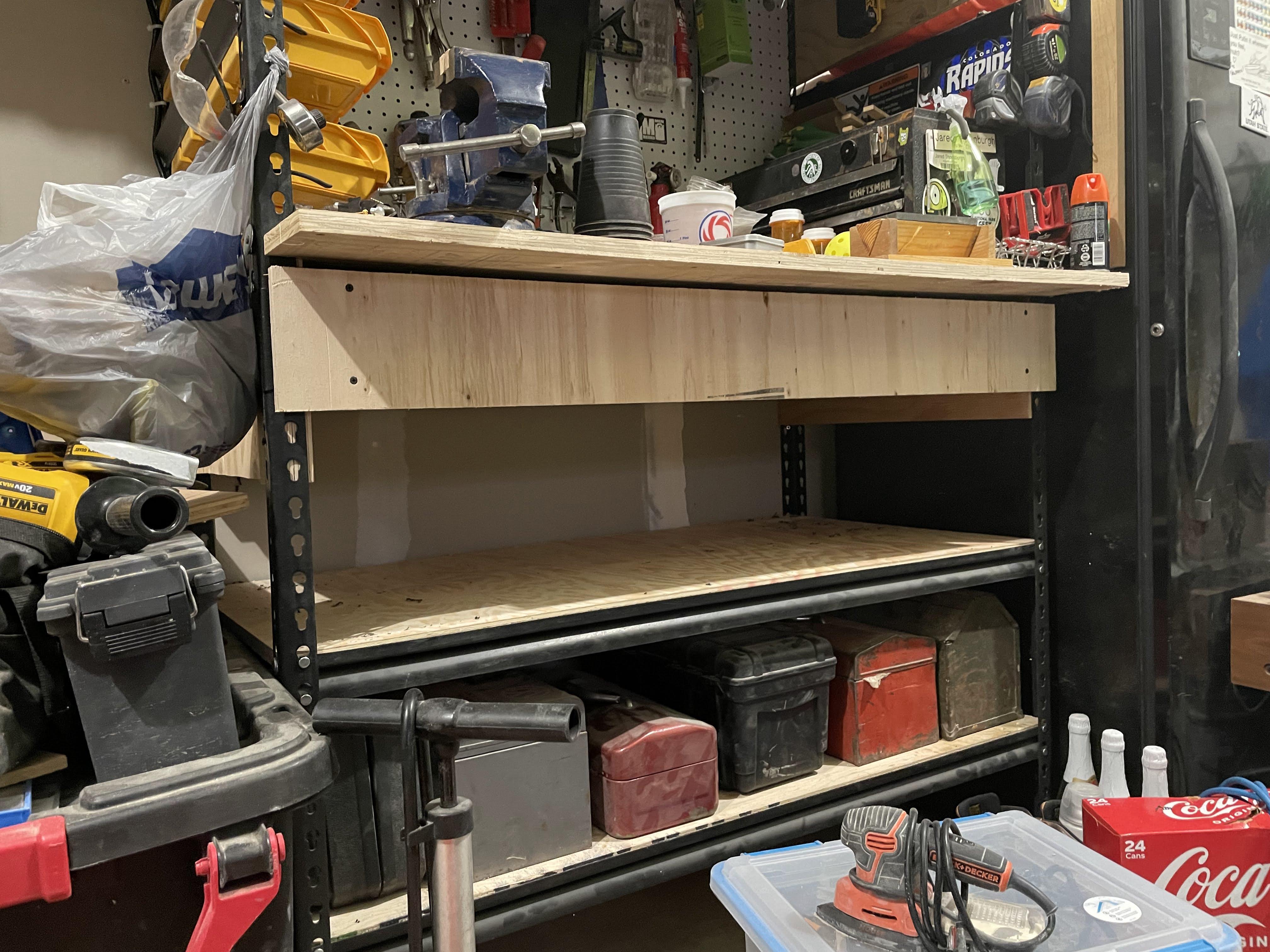 Affordable DIY Slides for Shop Drawer