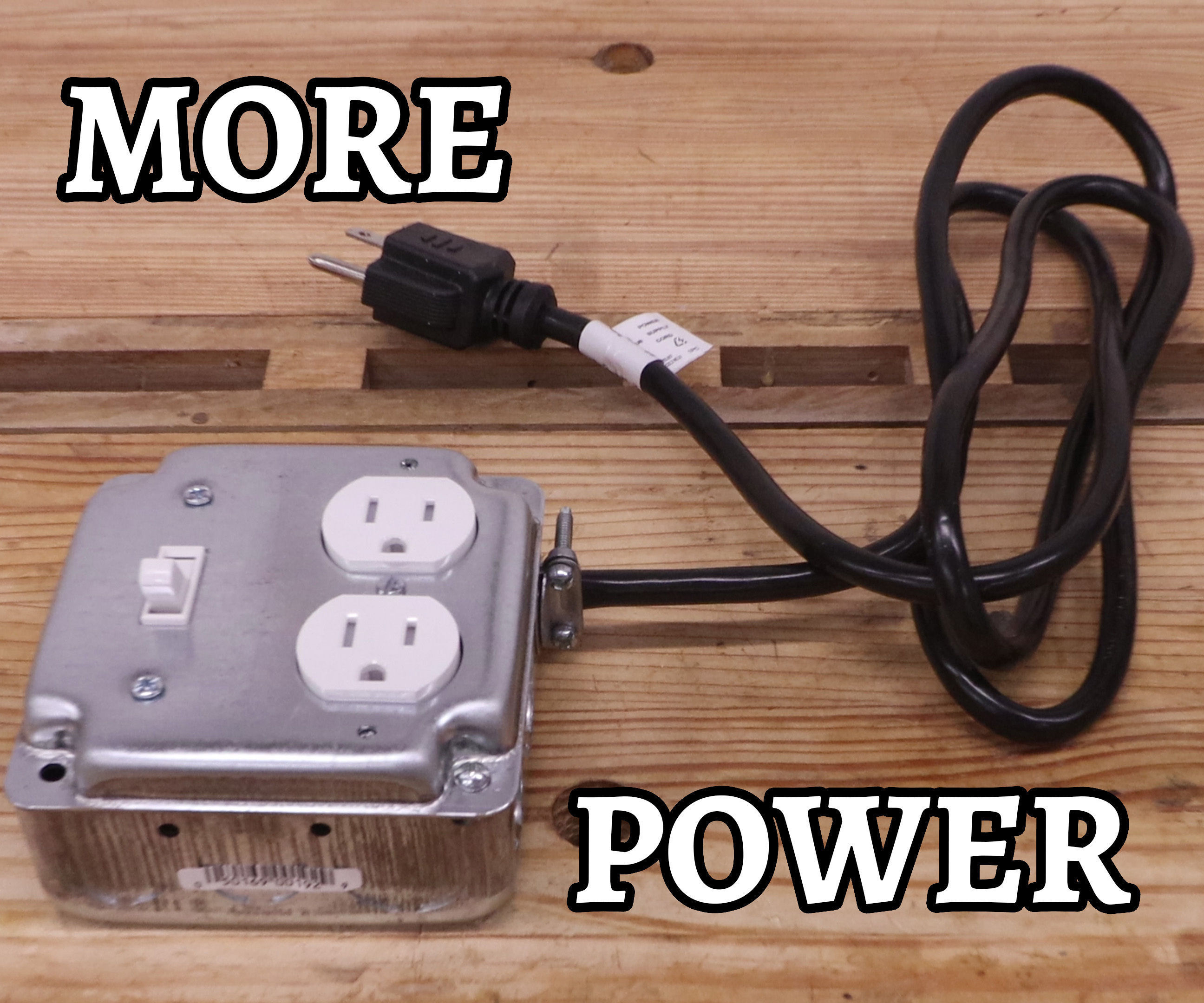 DIY Portable Switched Power Outlet With Extension Cord