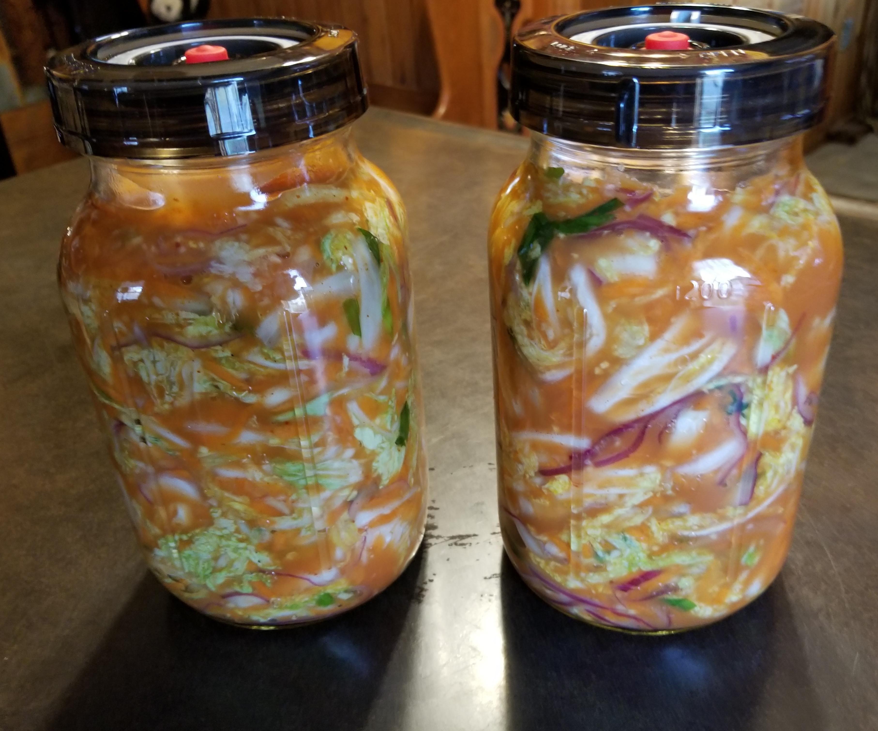 Mason Jar Kimchi