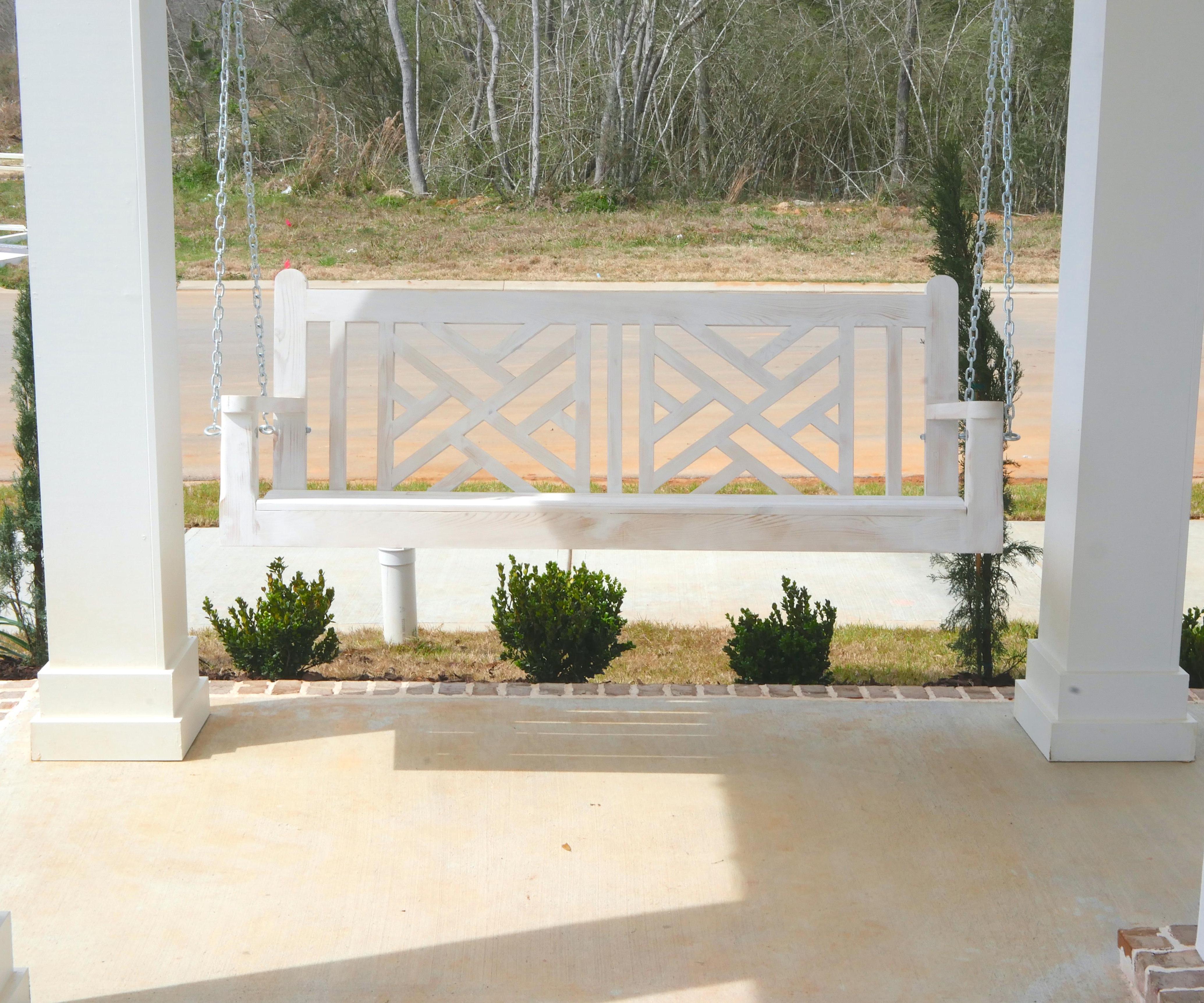 Porch Swing for the St Jude Dream Home Giveaway