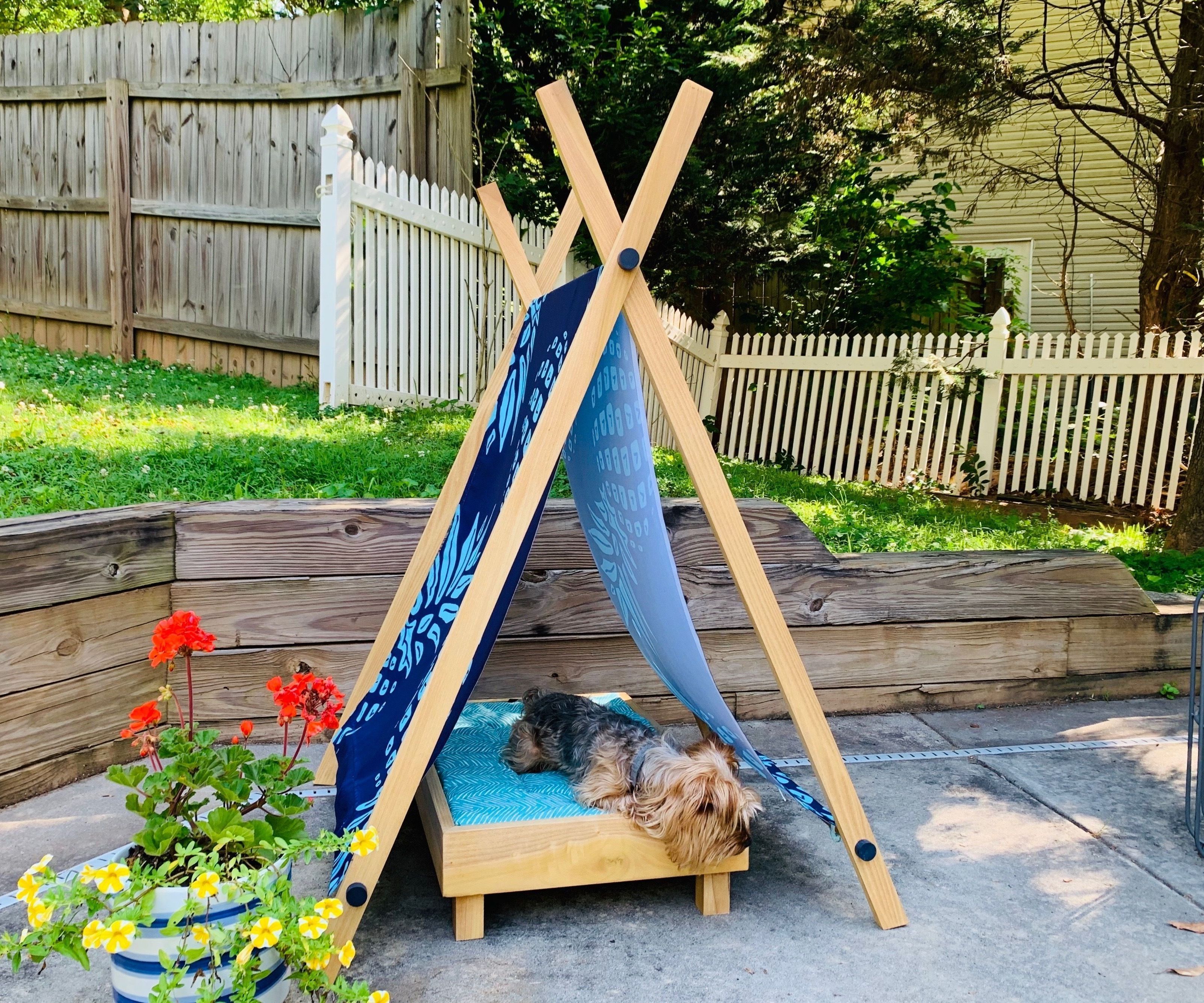 Outdoor Dog Bed and Portable Tent