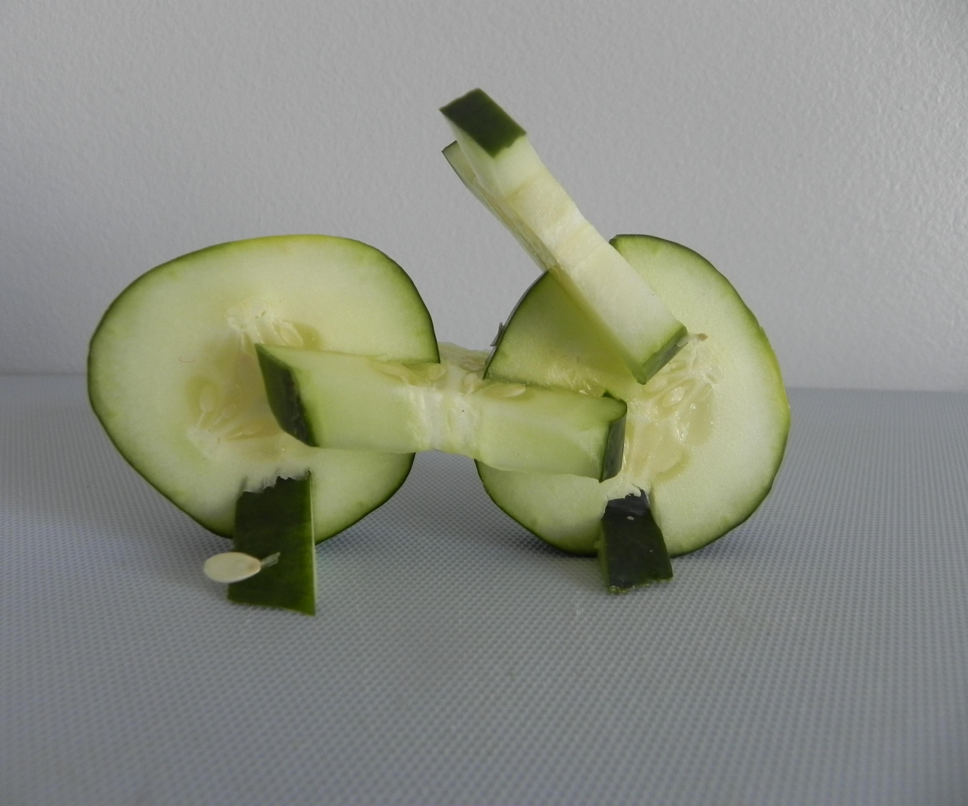 Cucumber Sculpture: Bicycle