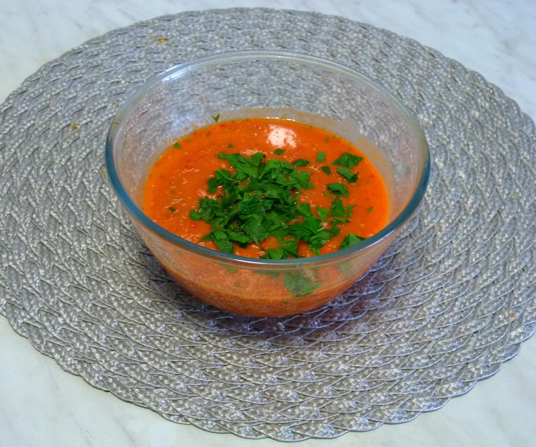 Cooking Without Fire: Gaspacho Soup
