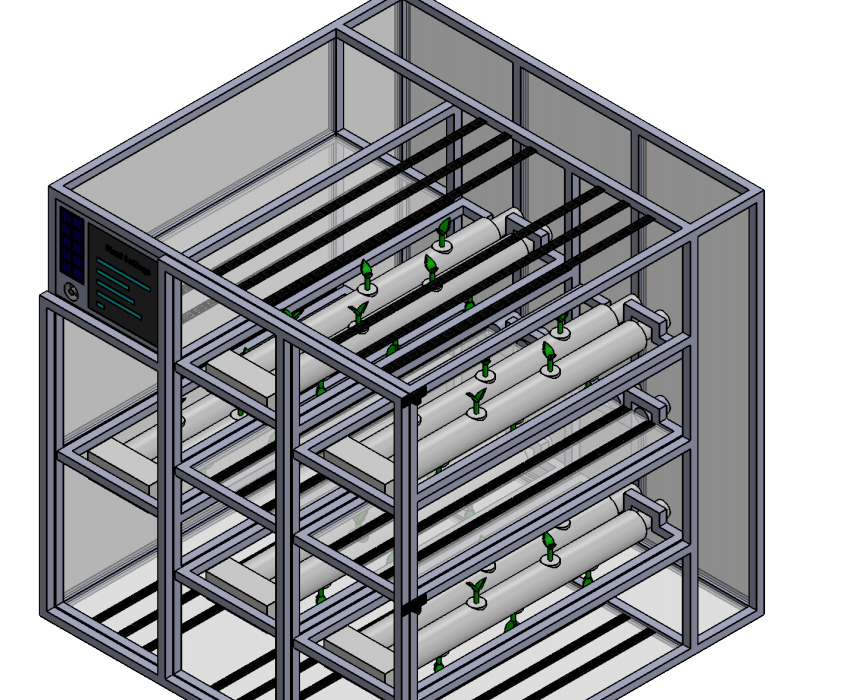 Deep Space Hydroponics Module