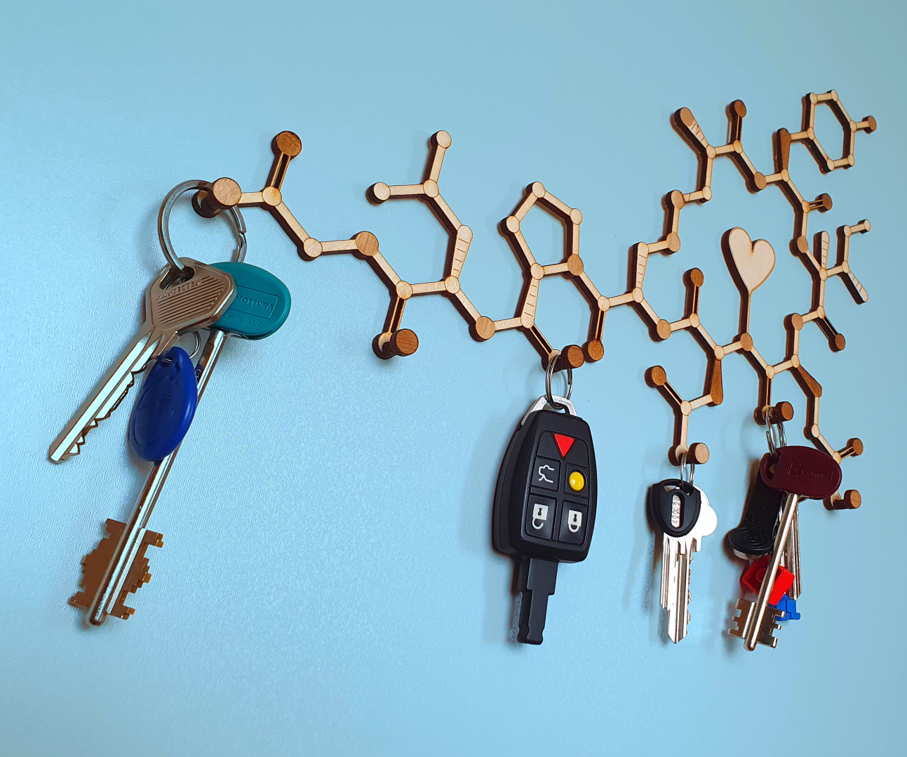 Design Your Own Molecule Key Holder