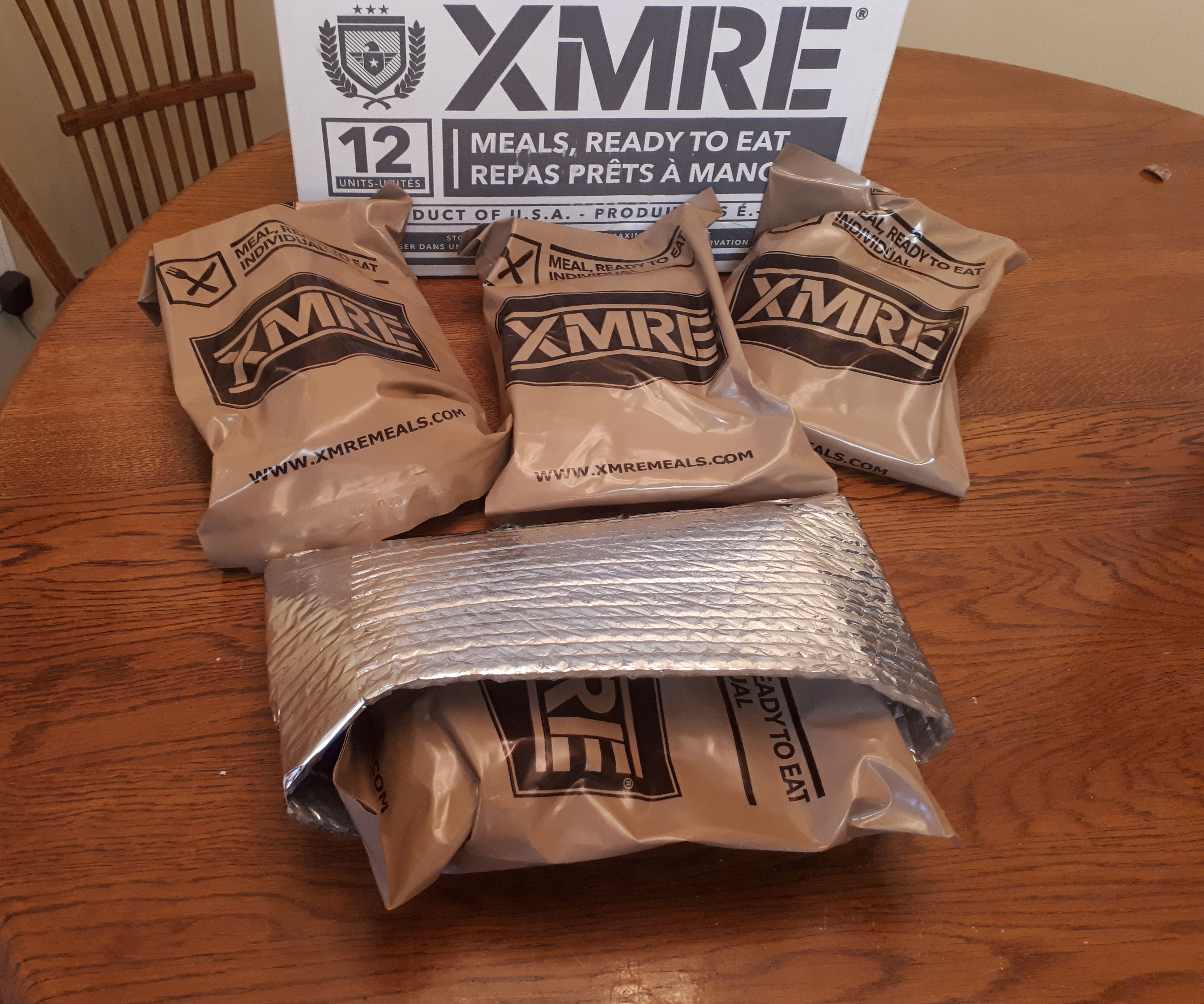 MRE Heat Retention Pouch / heating sleeve
