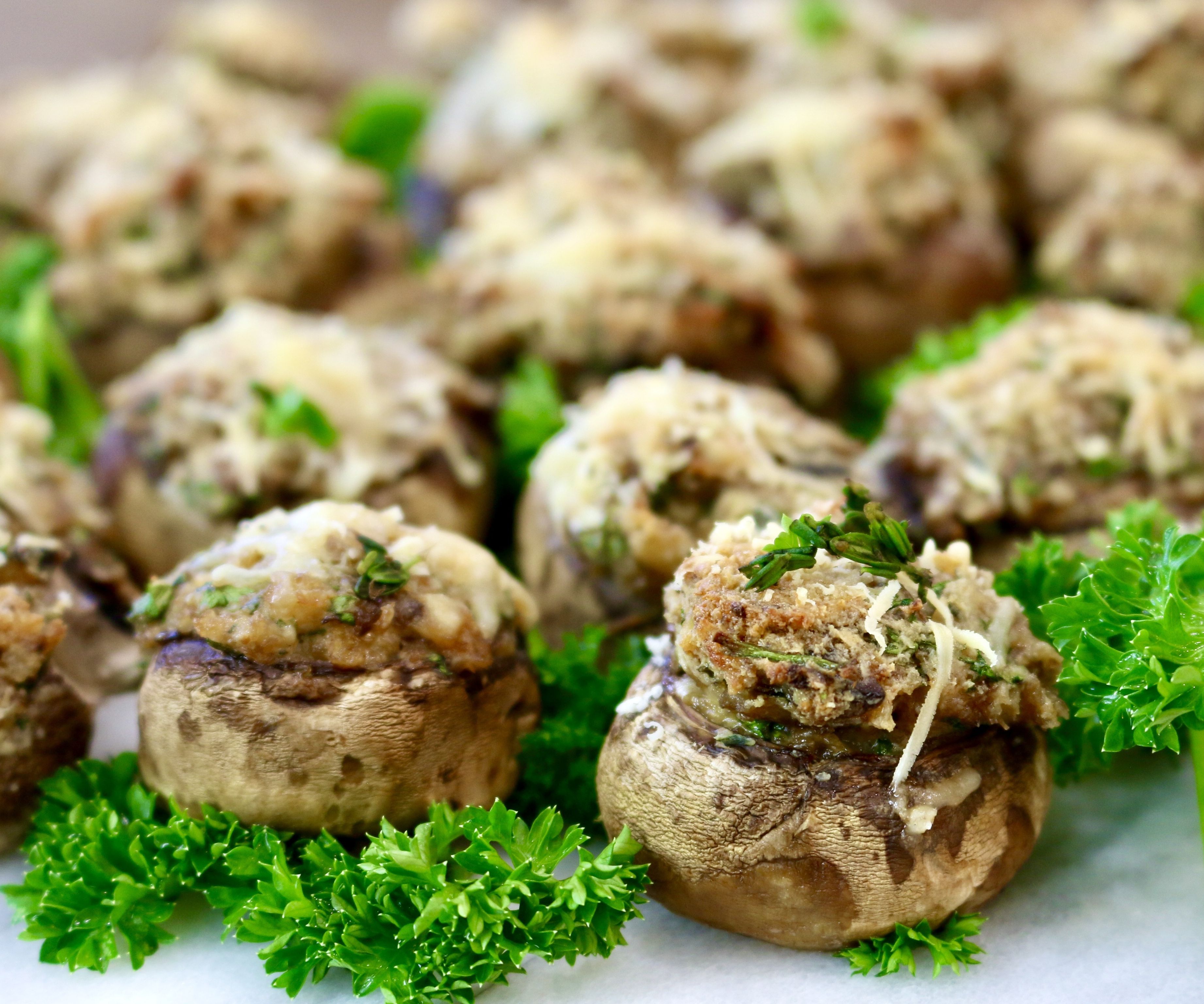 How to Make Parmesan Stuffed Mushrooms