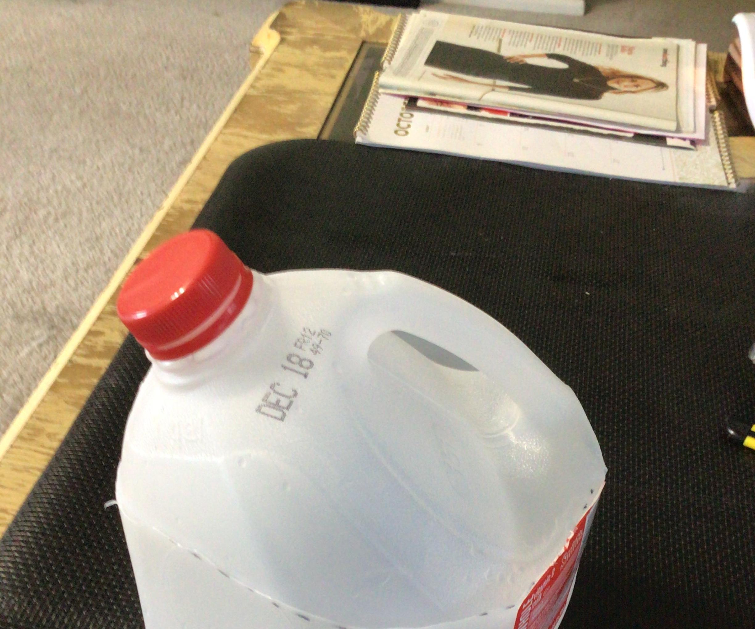 Milk Bottle Seed Starter / Miniature Greenhouse