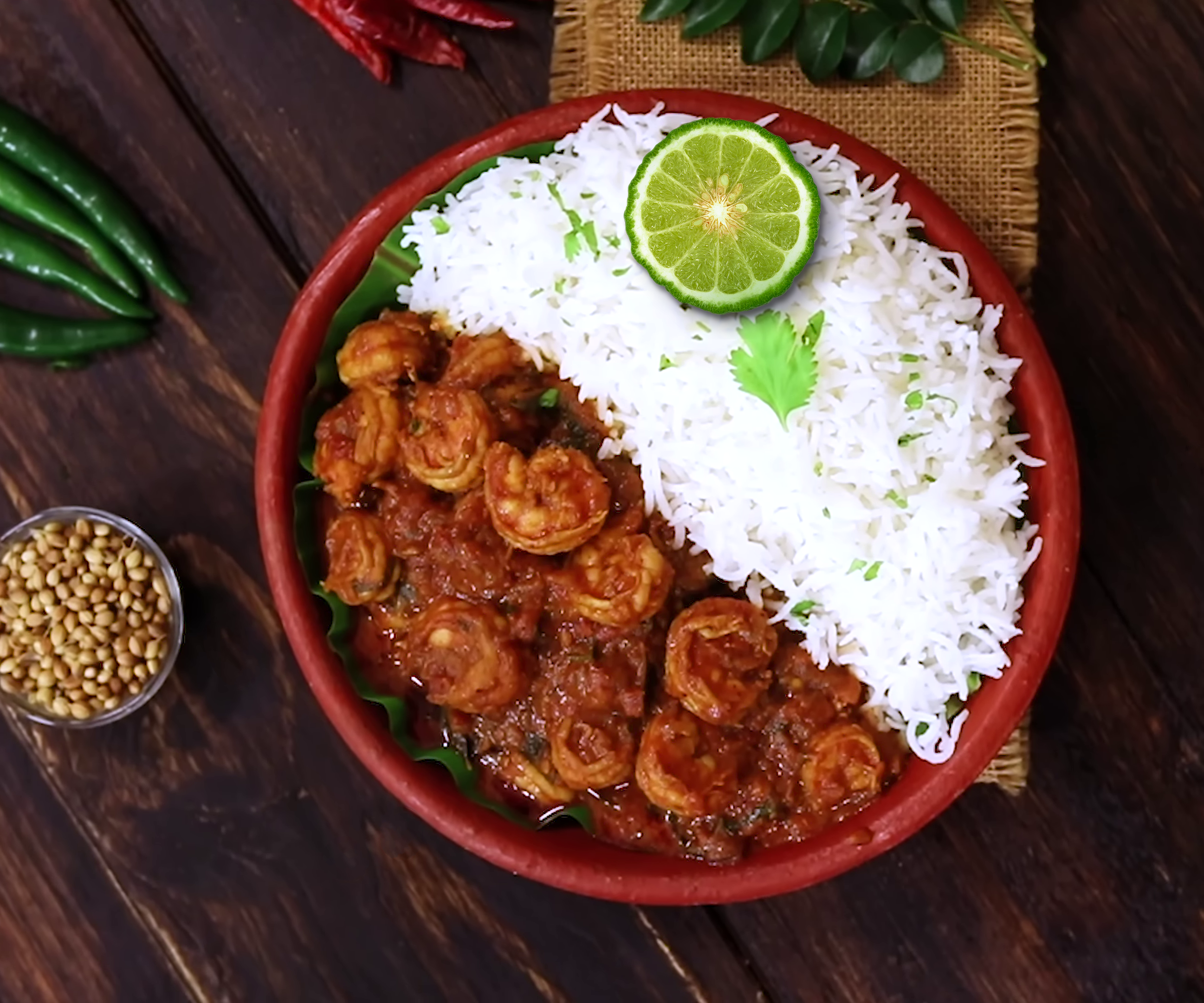 Coconut Milk Prawn Curry