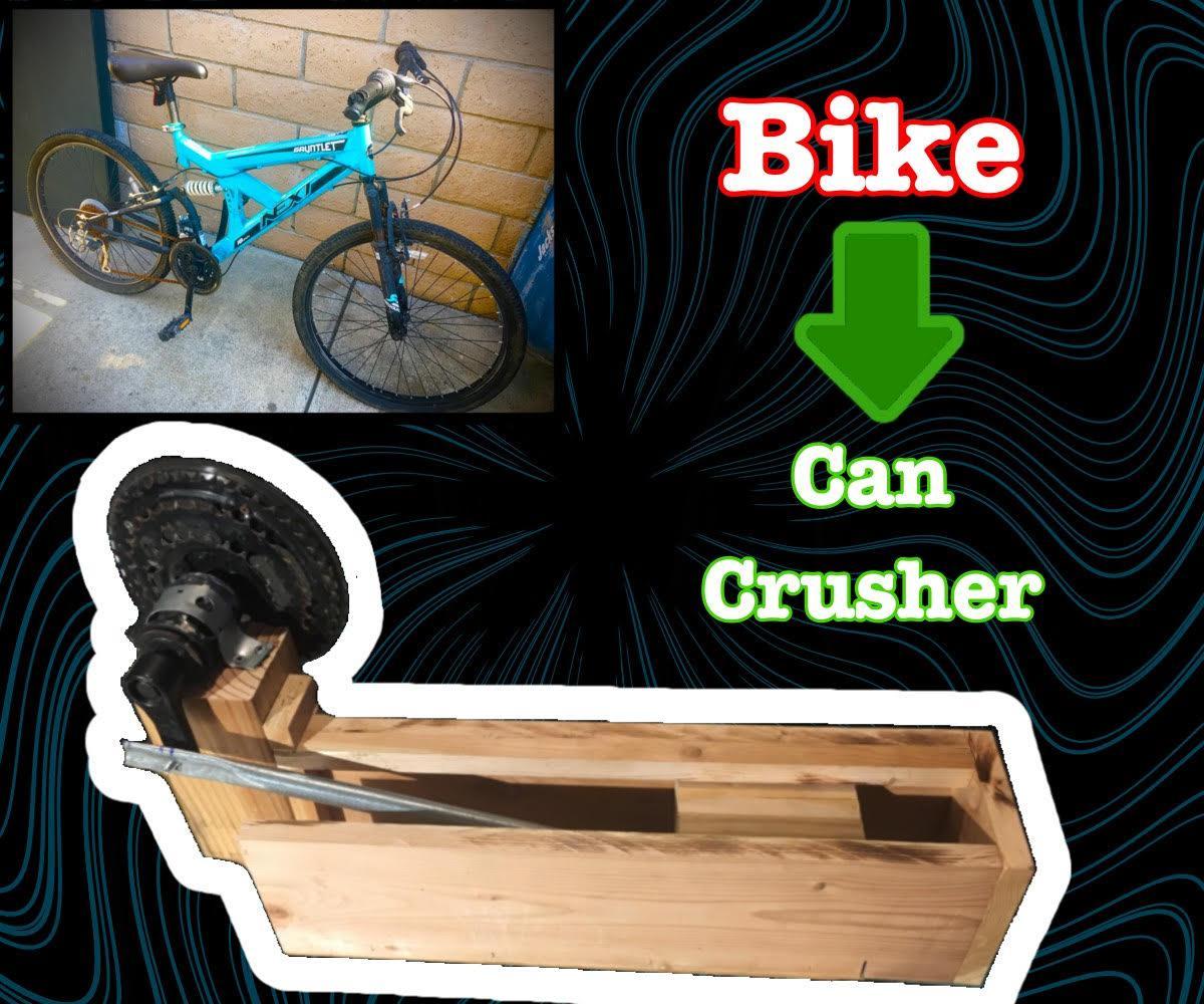 Can Crusher From an Old Mountain Bike Sprocket