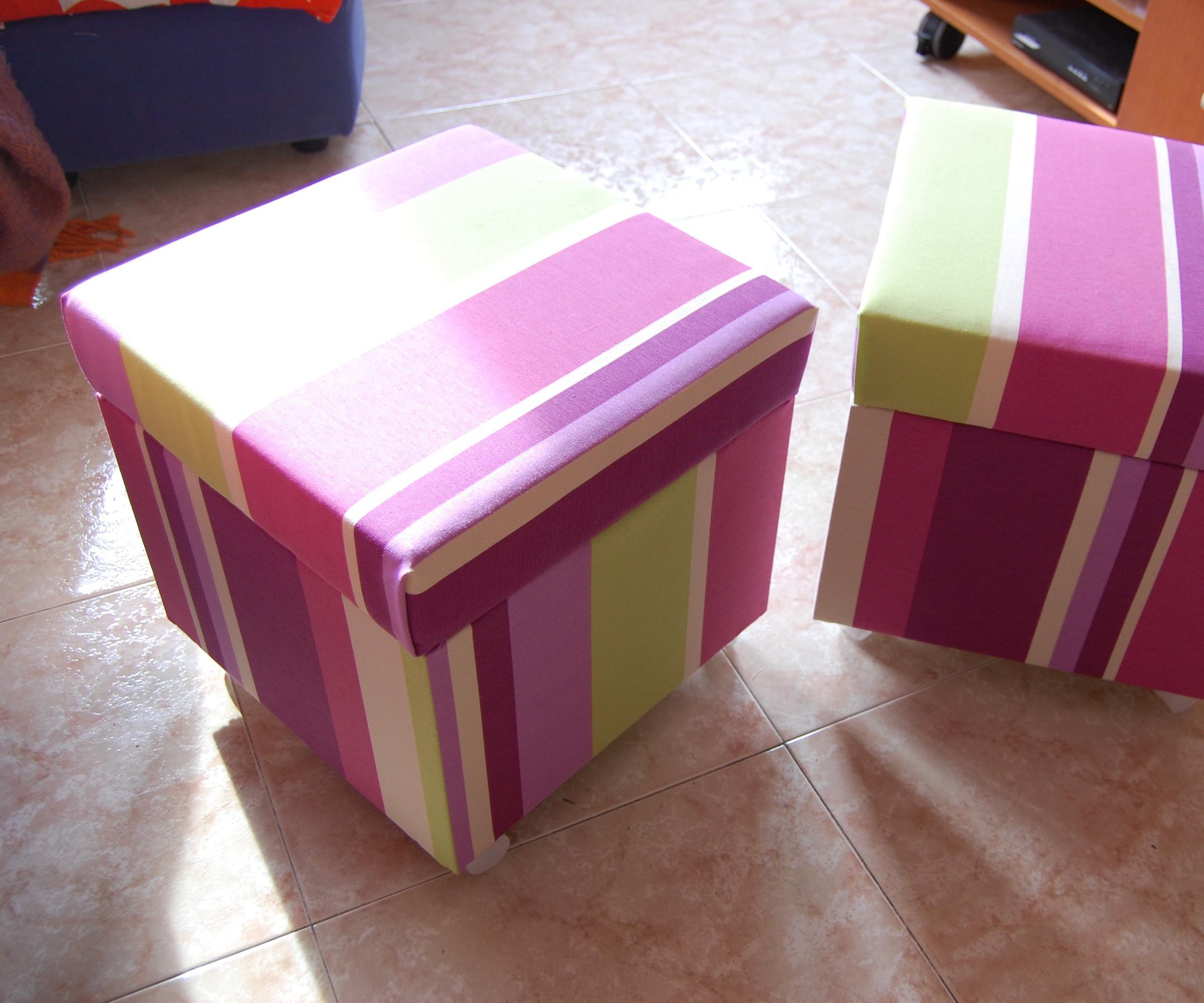 Storage in a Solsta Pallbo Footstool