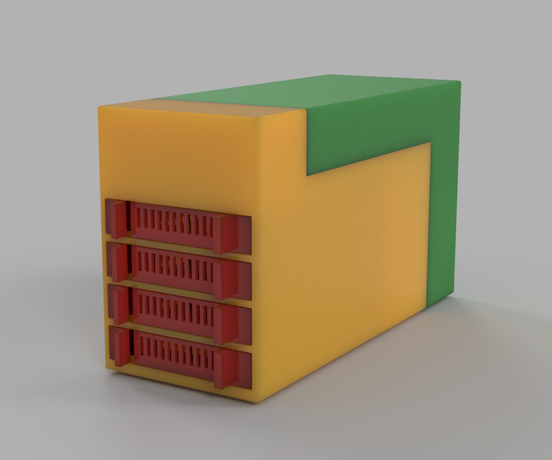 PoorNAS: DIY USB JBOD Hotswap Storage 4 Bay 2.5" 20TB HDD Enclosure