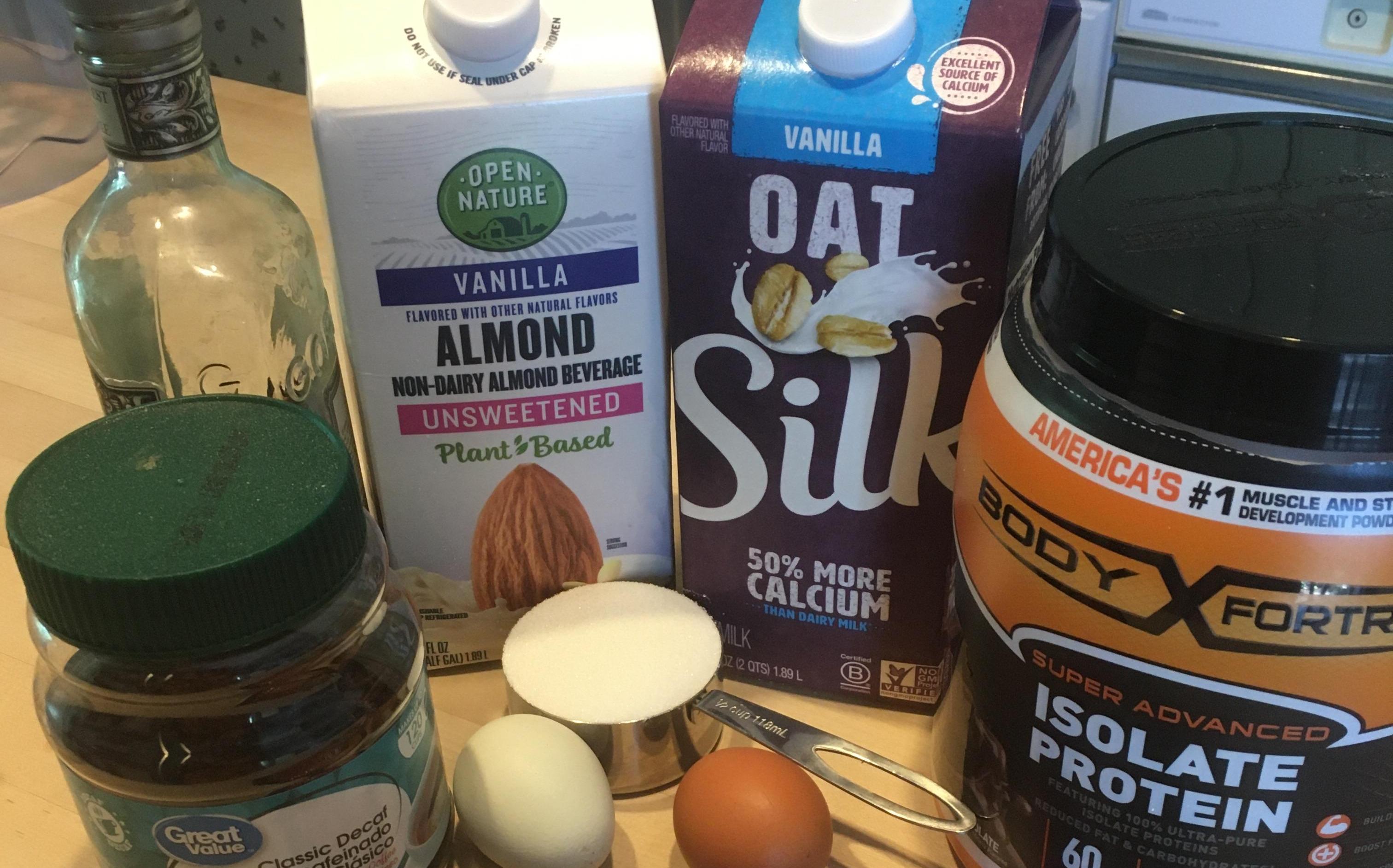 Chocolate Mocha Chip Protein Powered (Almost) Non-Dairy Ice “Cream”