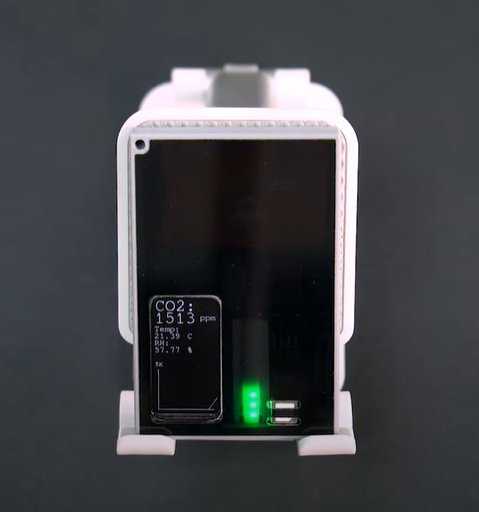 Making a CO2 Concentration Alert Keychain With Infrared SCD41 Photoacoustic Sensor