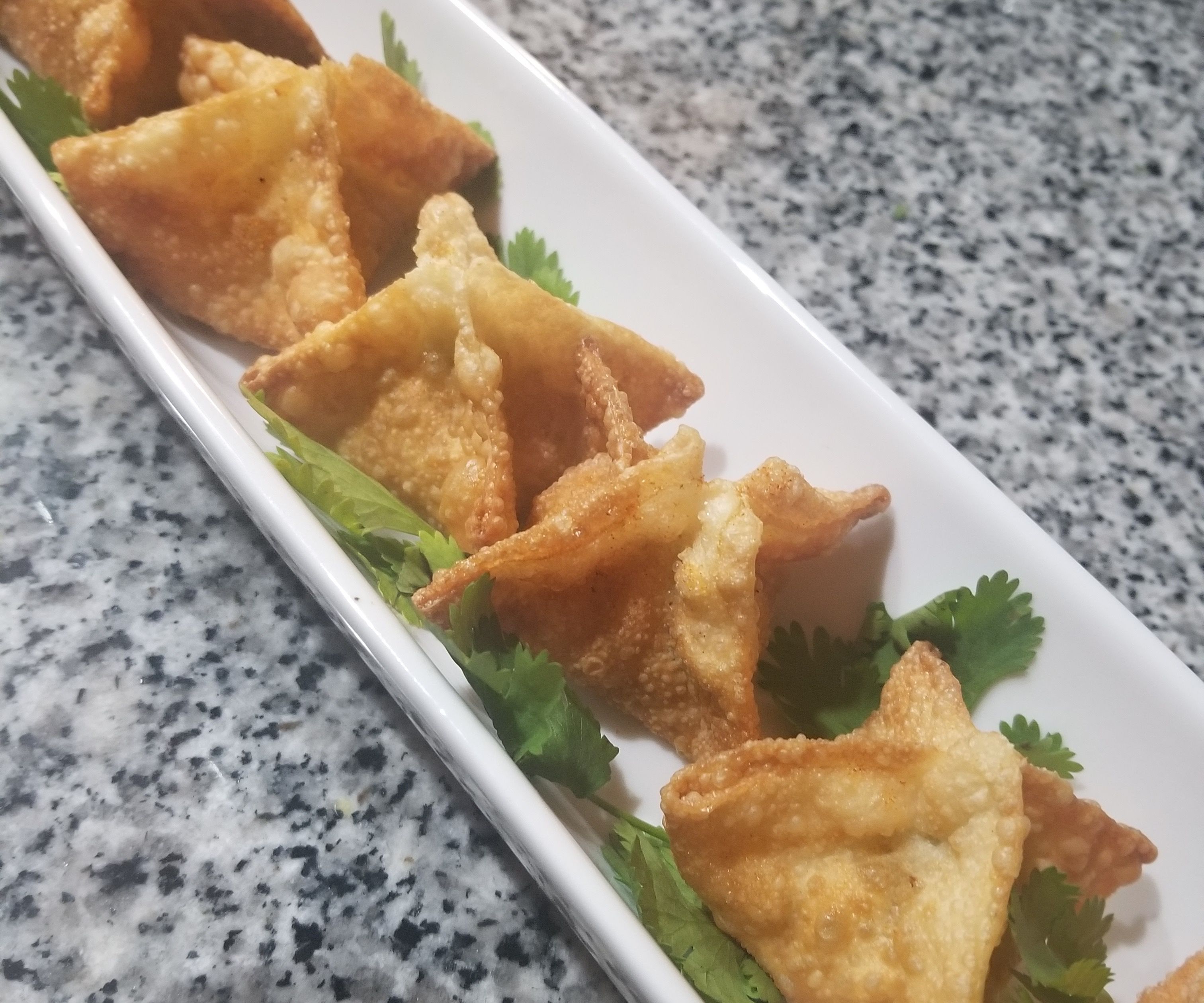 Spicy Wonton Treats With Carolina Reaper Seasoning
