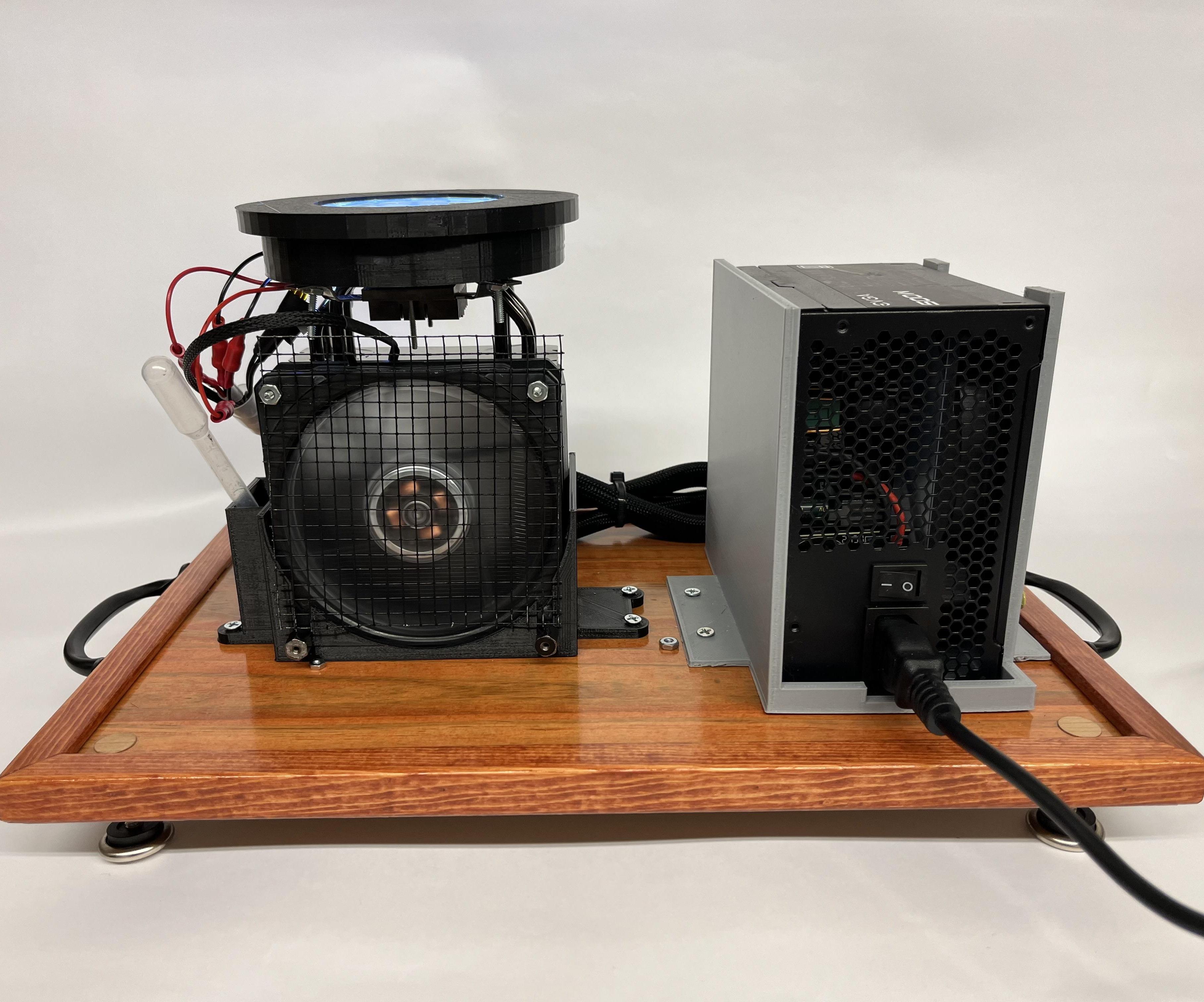 Siena College Peltier thermocooler cloud chamber