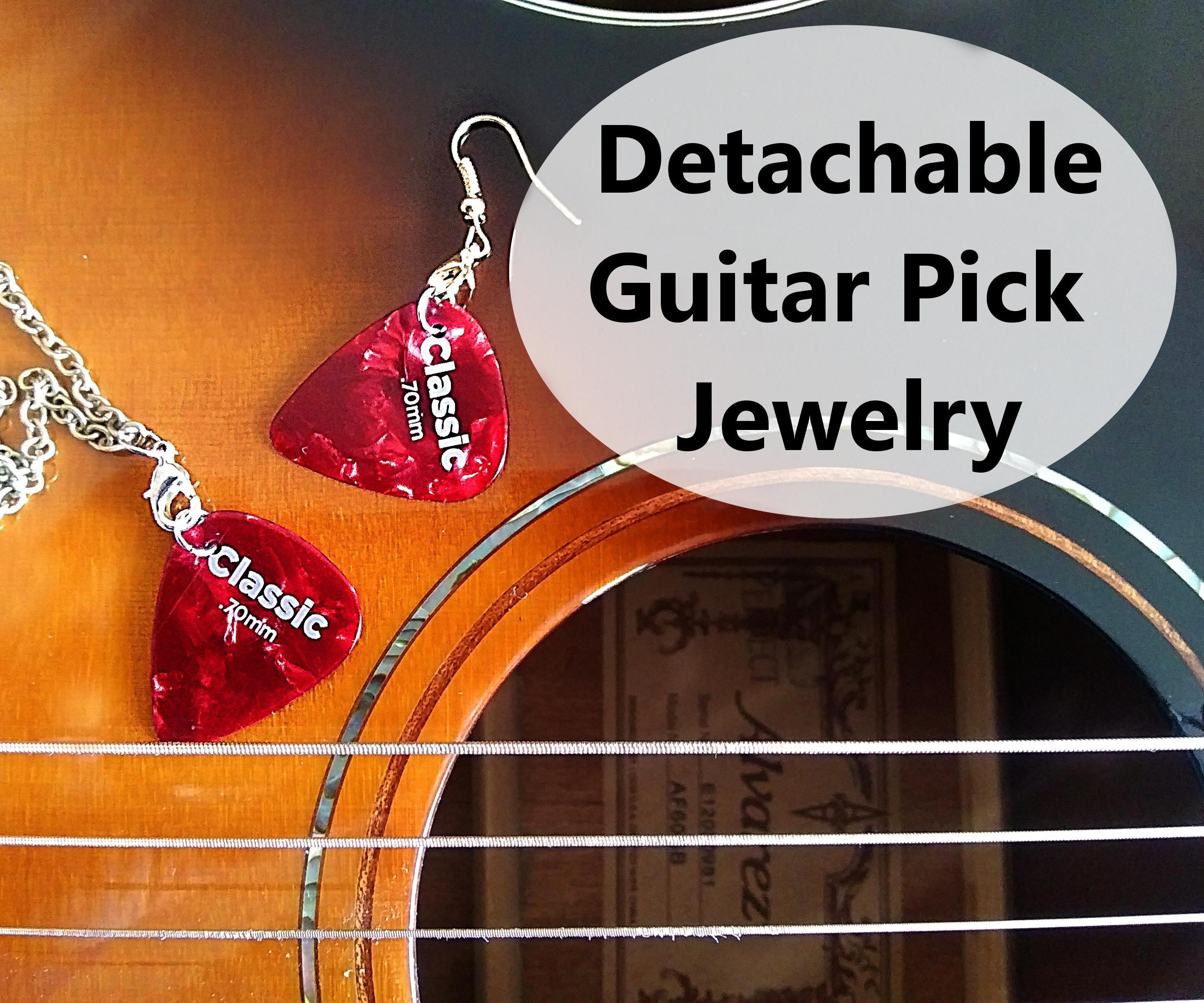 Ready to Play: Detachable Guitar Pick Jewelry