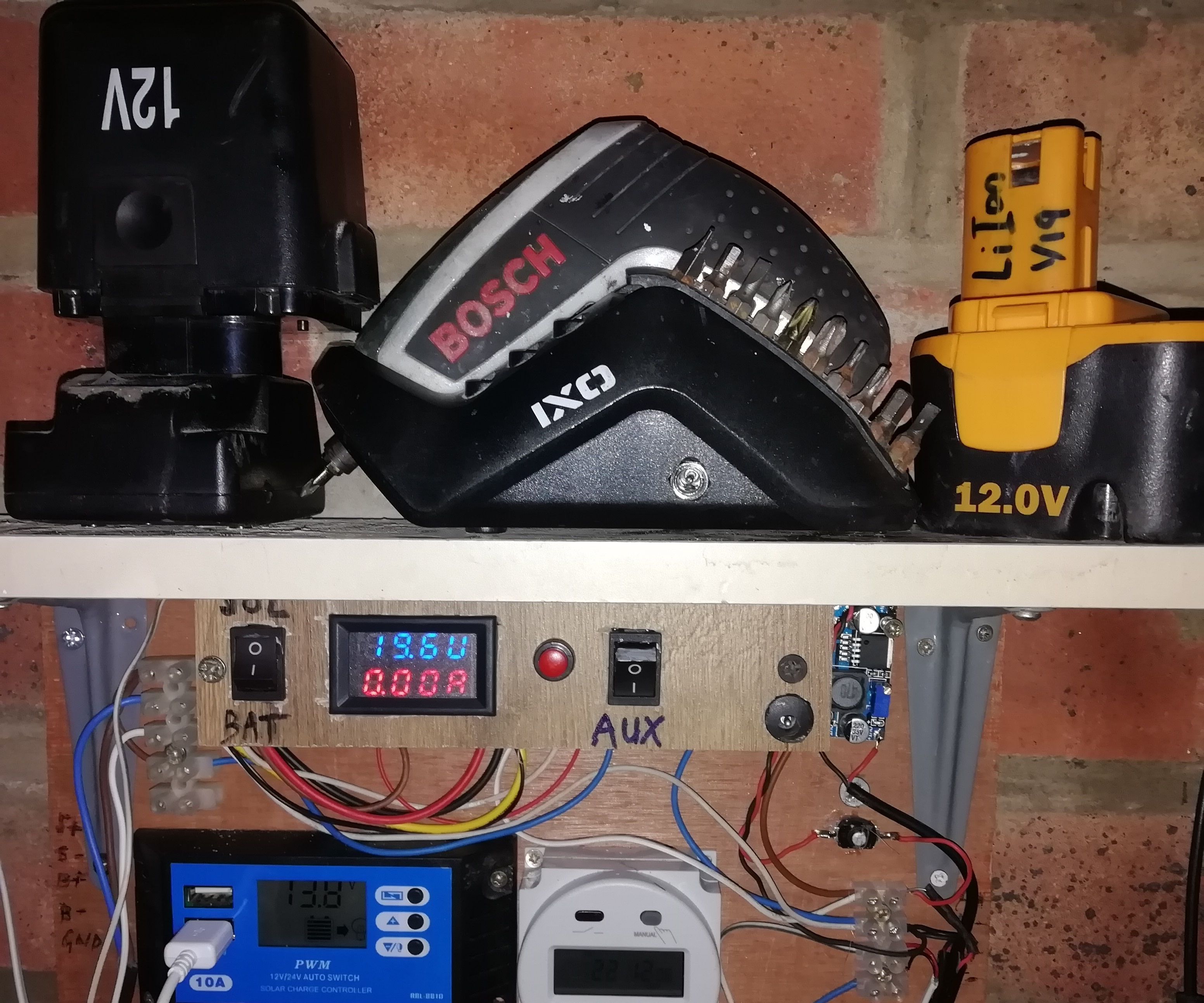 Solar Charged Power Shelf