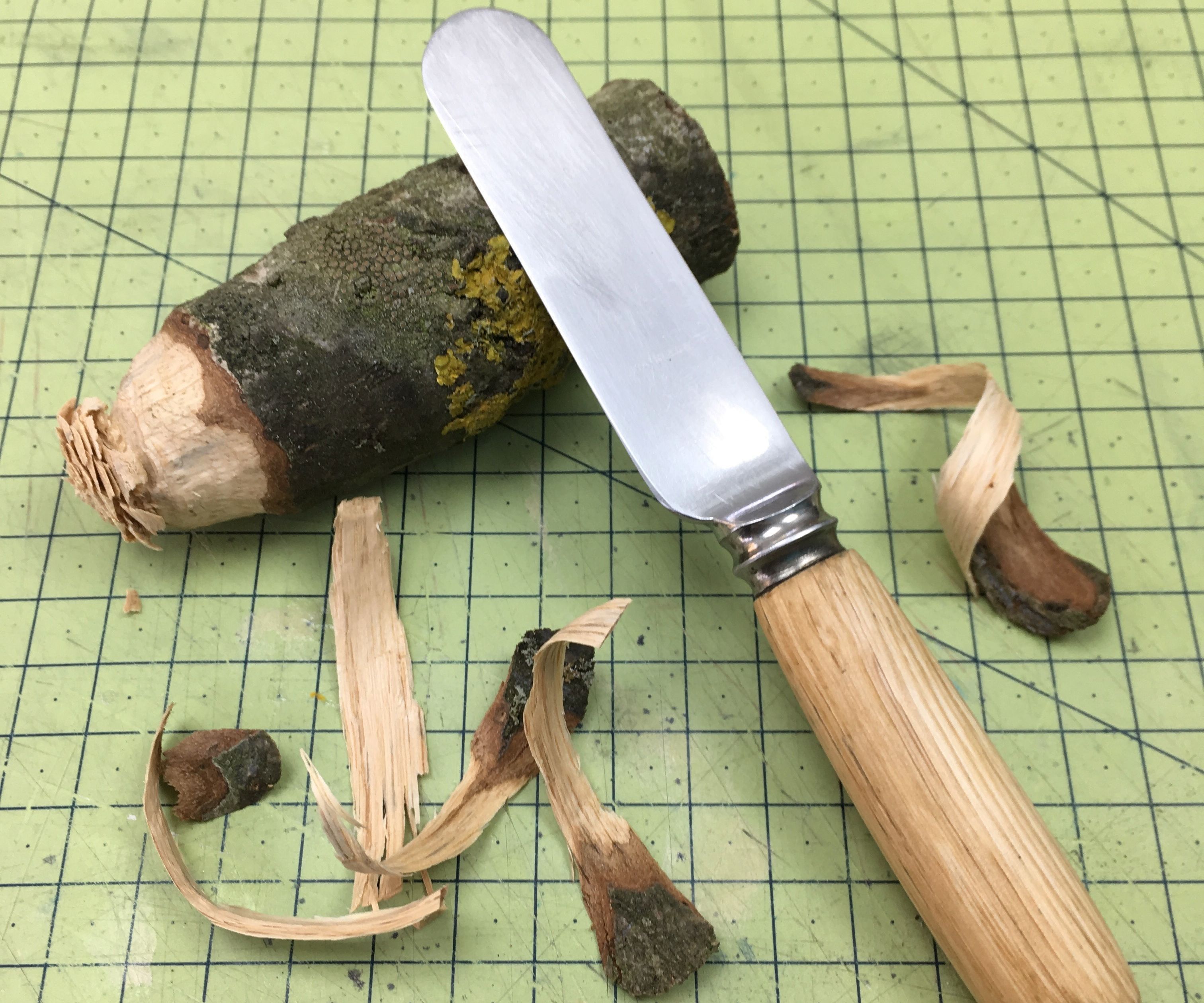 Upcycled Kid's First Knife - With Custom Oak Handle