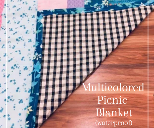 Multicolored Picnic Blanket (waterproof)