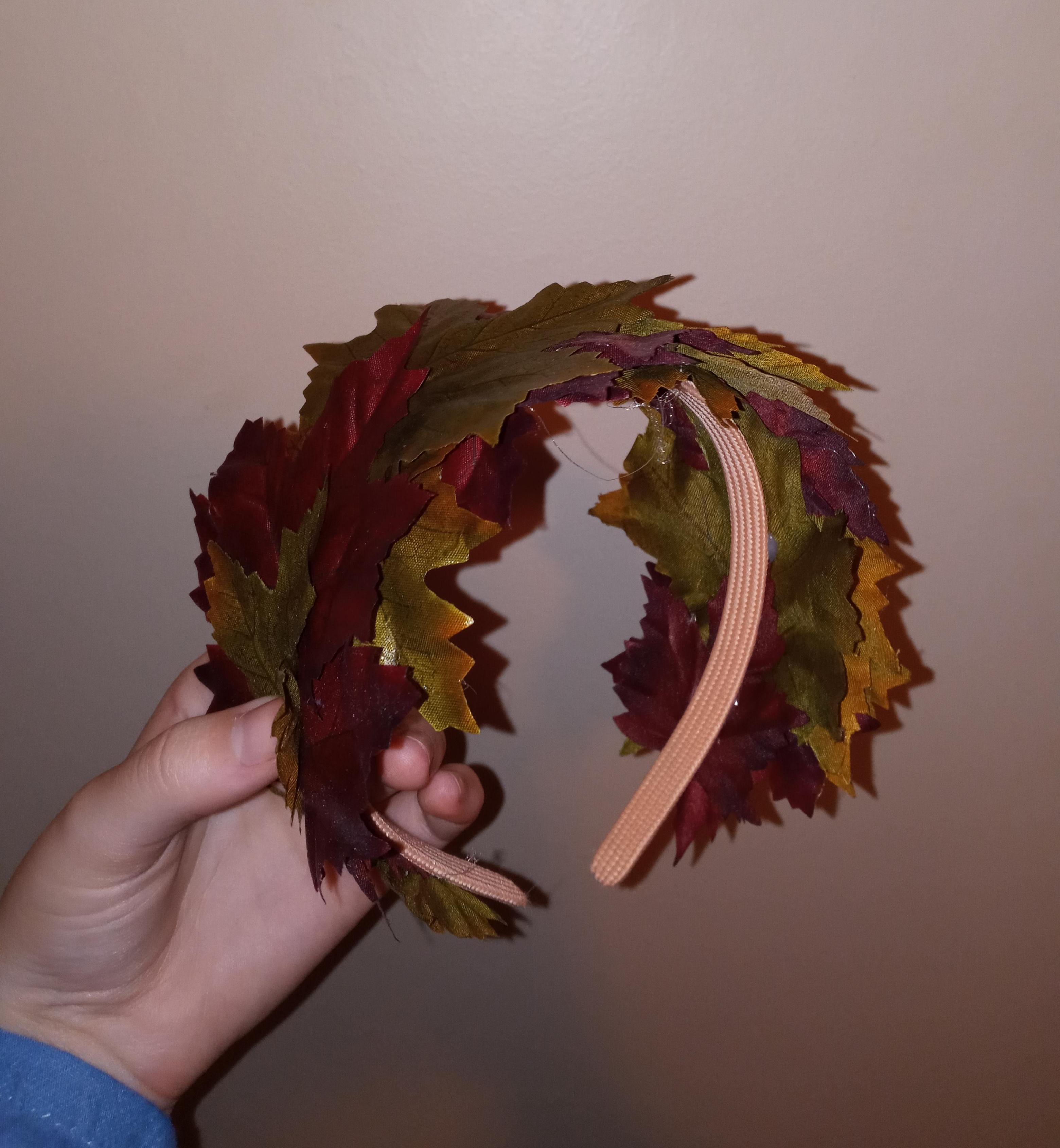 Fairy Costume: Leaf Headband
