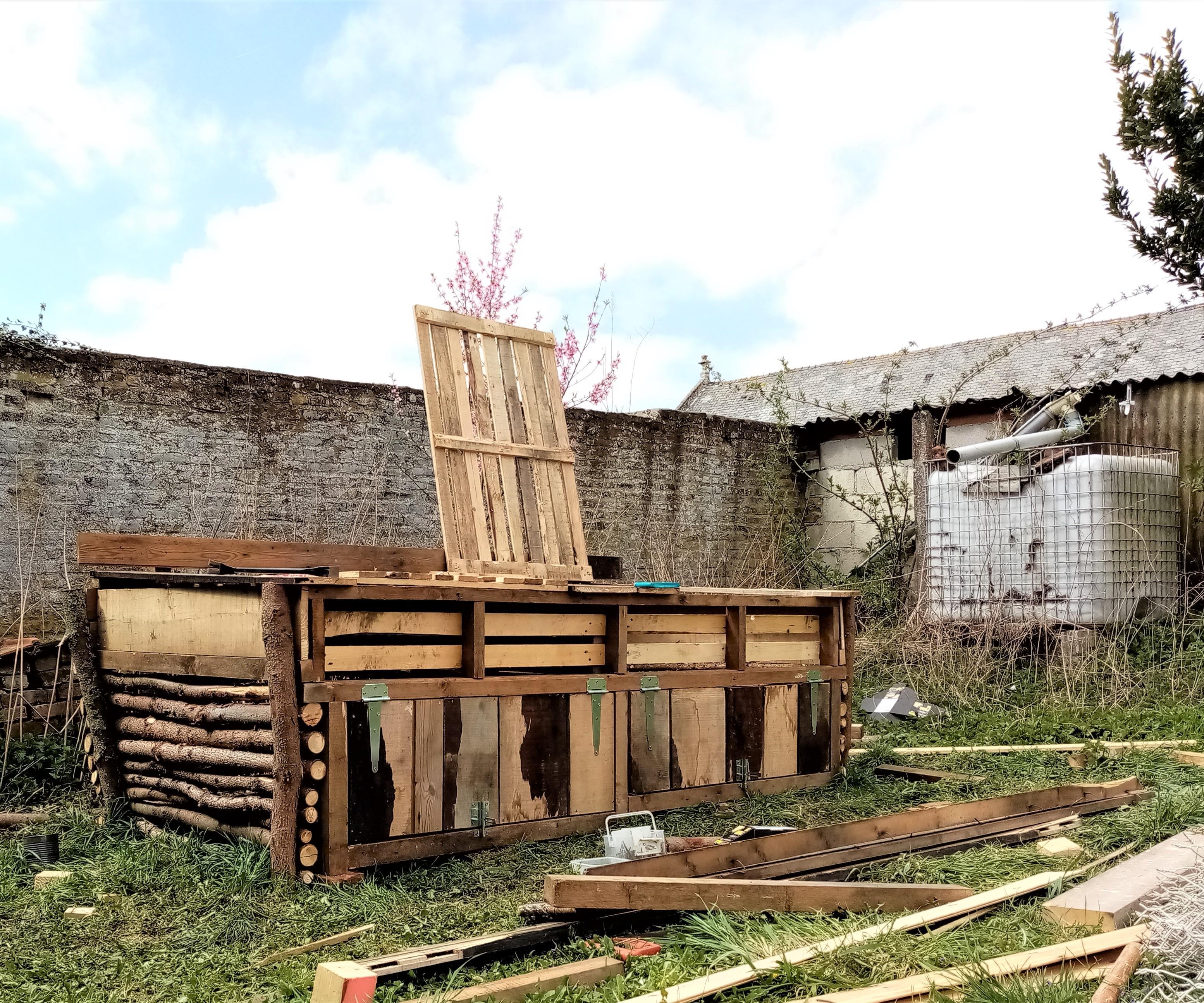 100% DIY Composter - 100% Recycled Wood