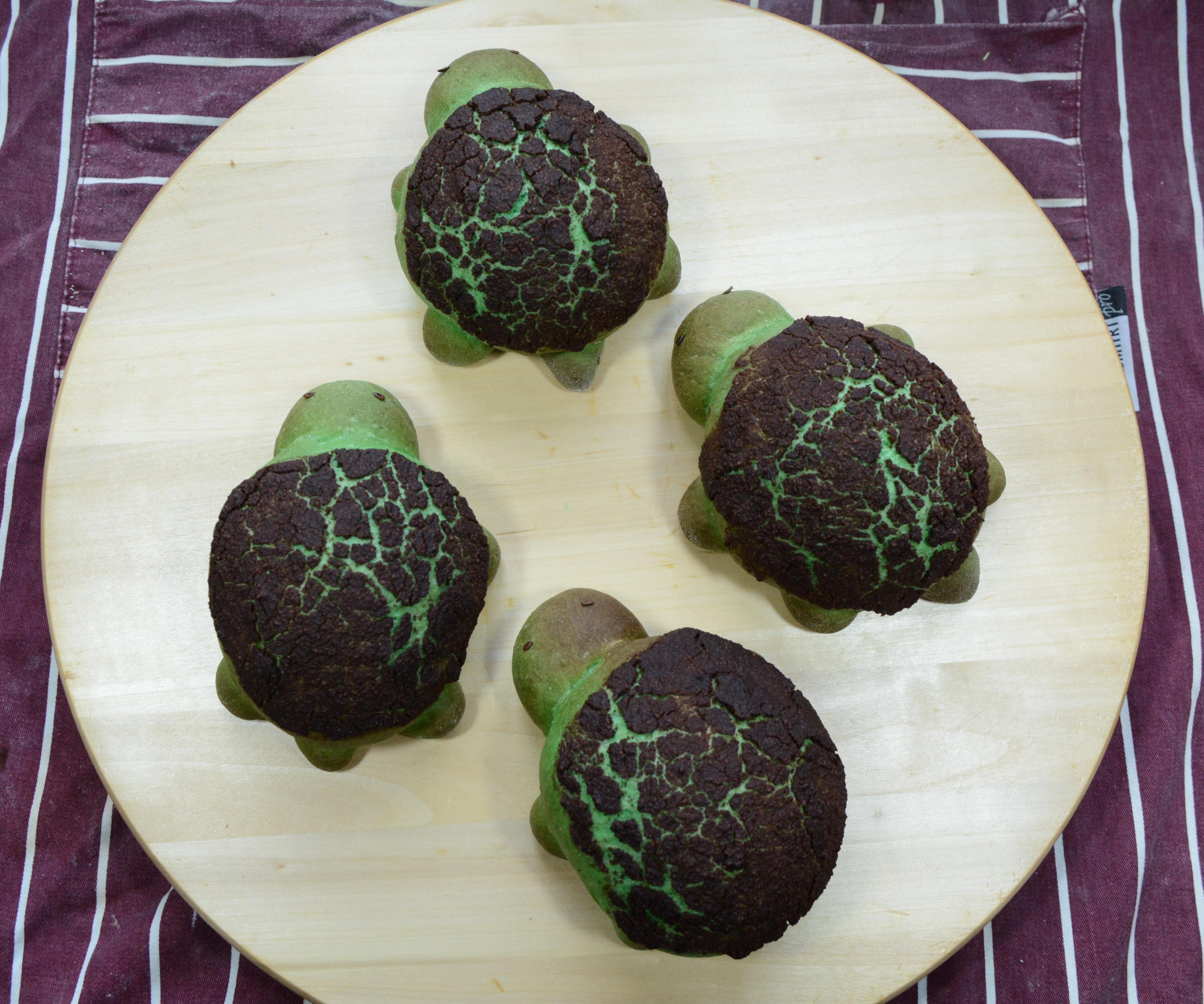 Matcha and White Chocolate Turtle Bread