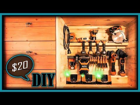 How to Build a Compact Tool Storage Shelf